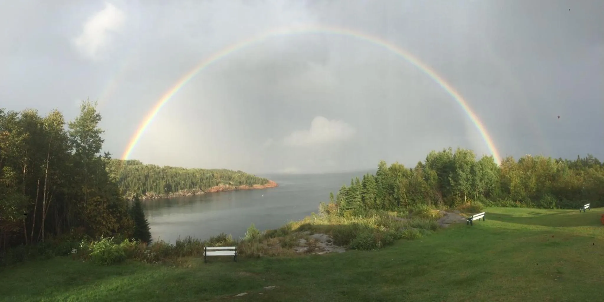 River view in Les Chalets au Bord de la Mer