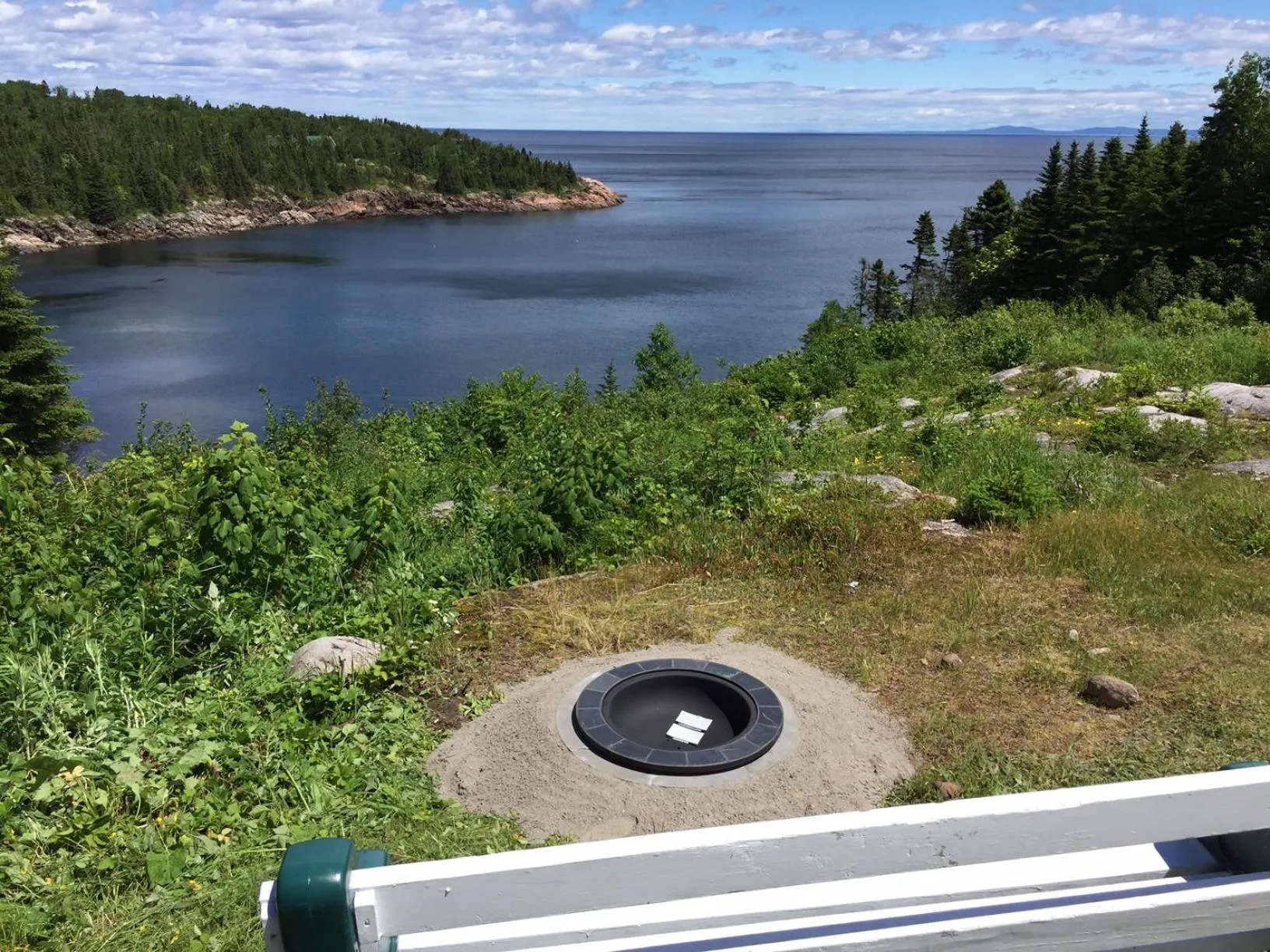 River view in Les Chalets au Bord de la Mer