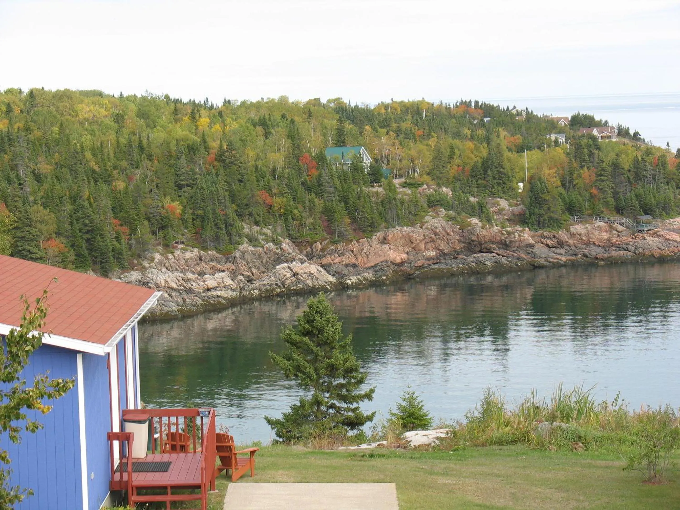 Natural landscape in Les Chalets au Bord de la Mer