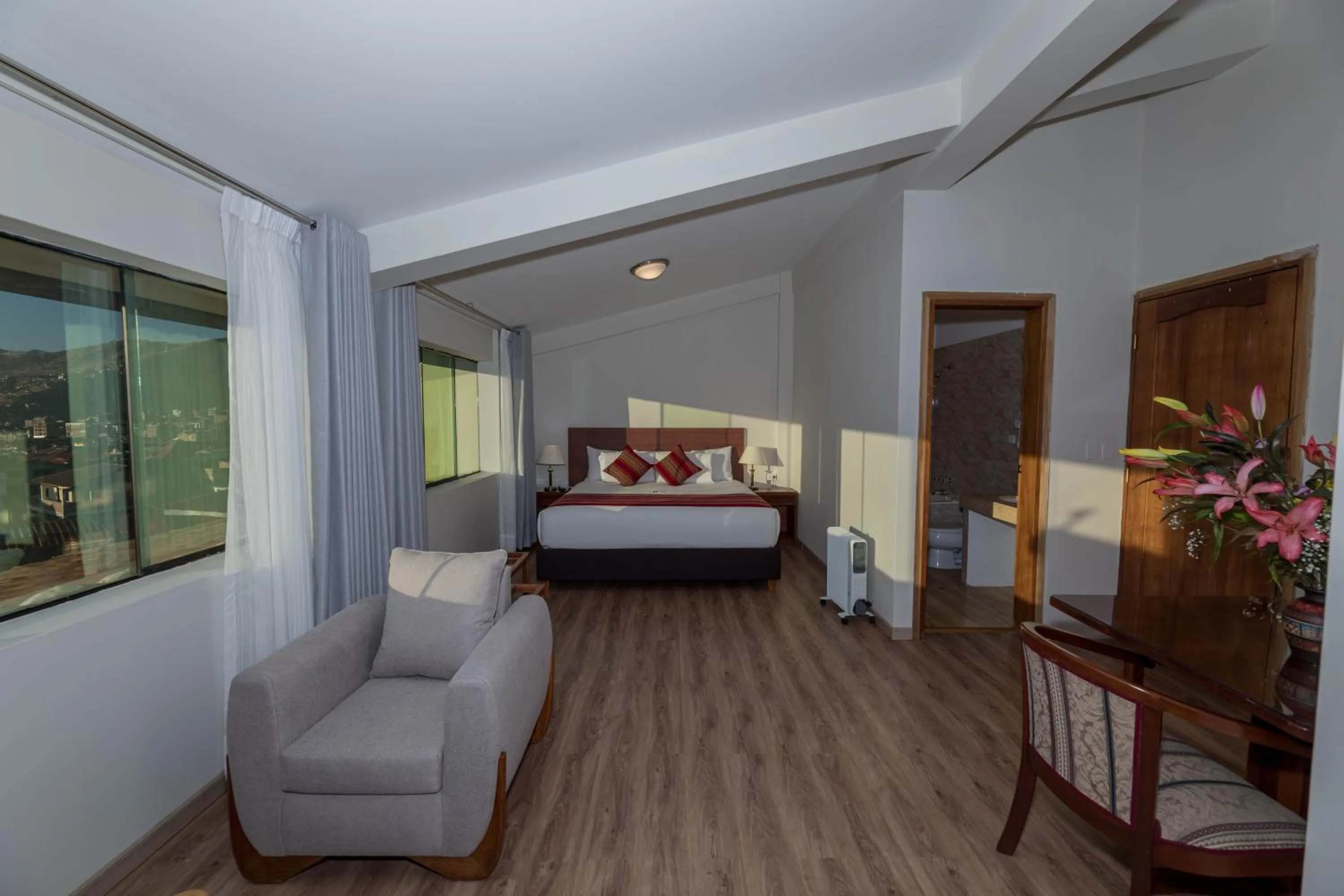 Bed in Quechua Plaza Hotel