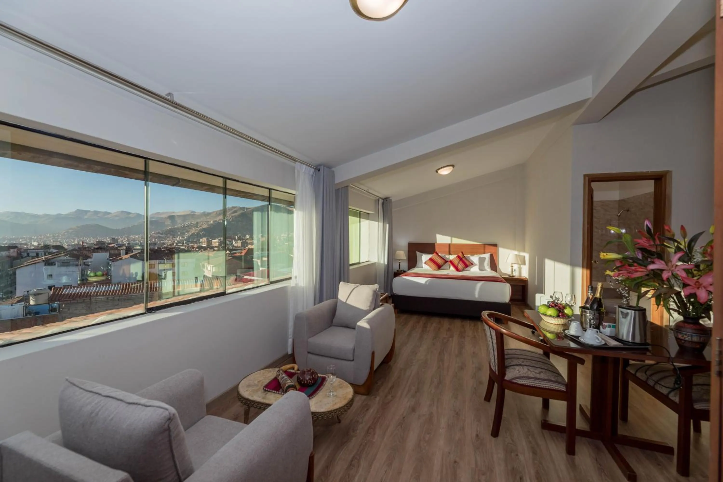 Bed in Quechua Plaza Hotel