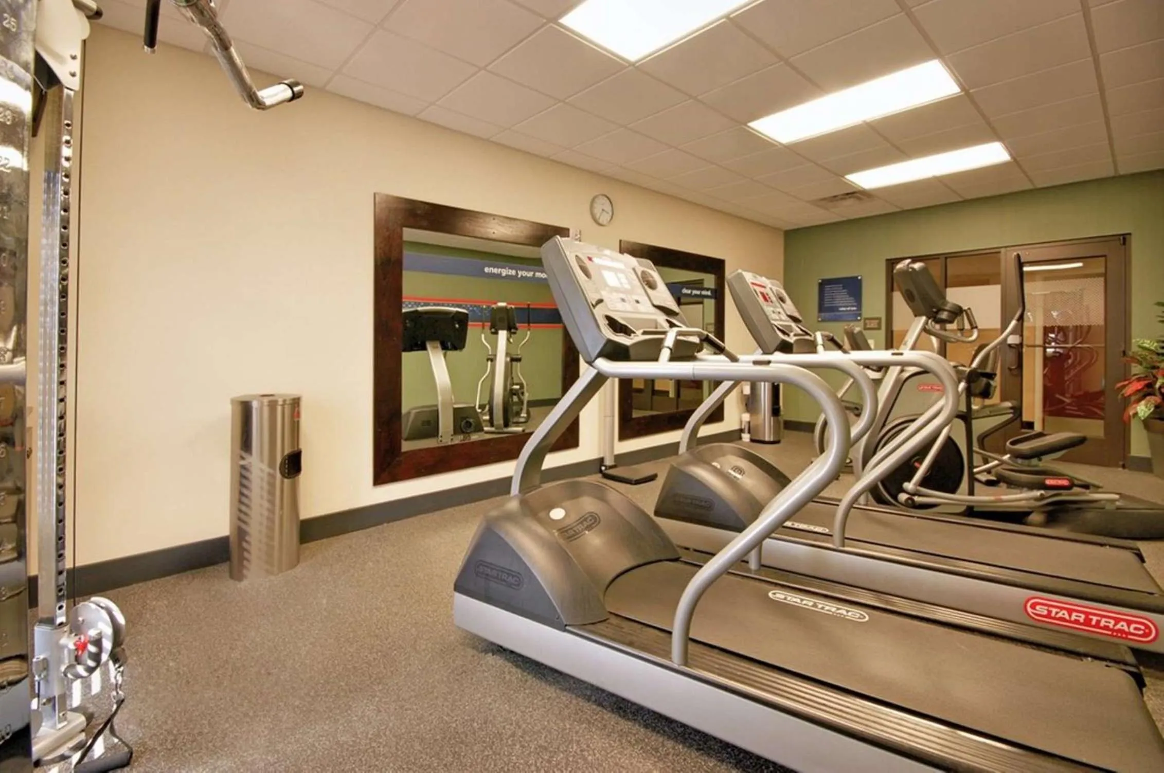 Fitness centre/facilities in Hampton Inn and Suites New Iberia