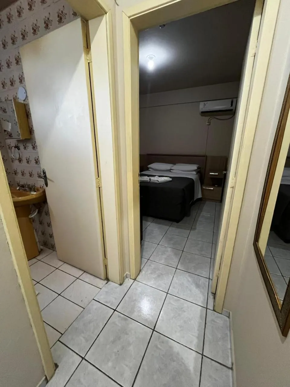 Bed in Hotel Ermitage