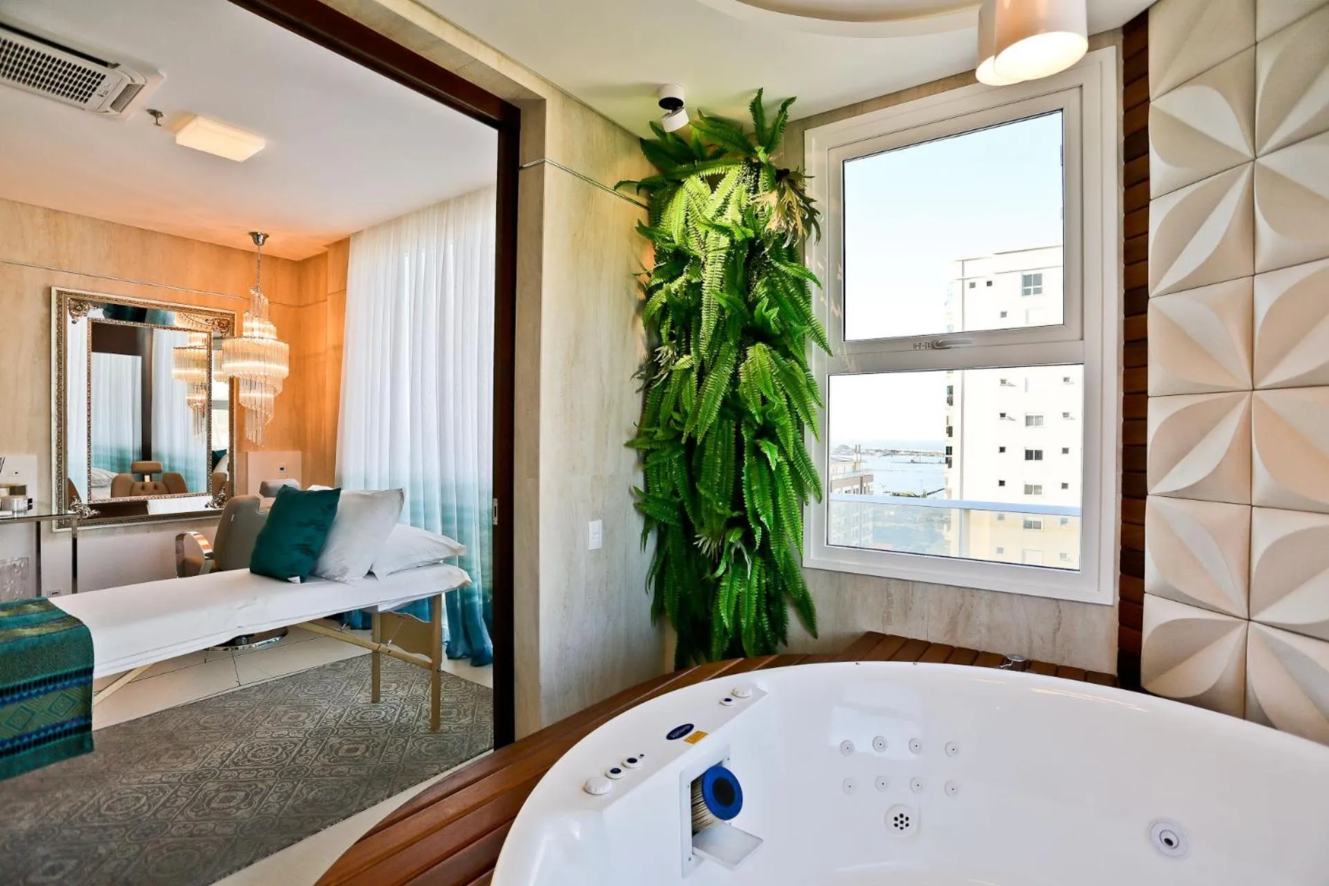 Spa and wellness centre/facilities, Bed in Sandri Palace Hotel