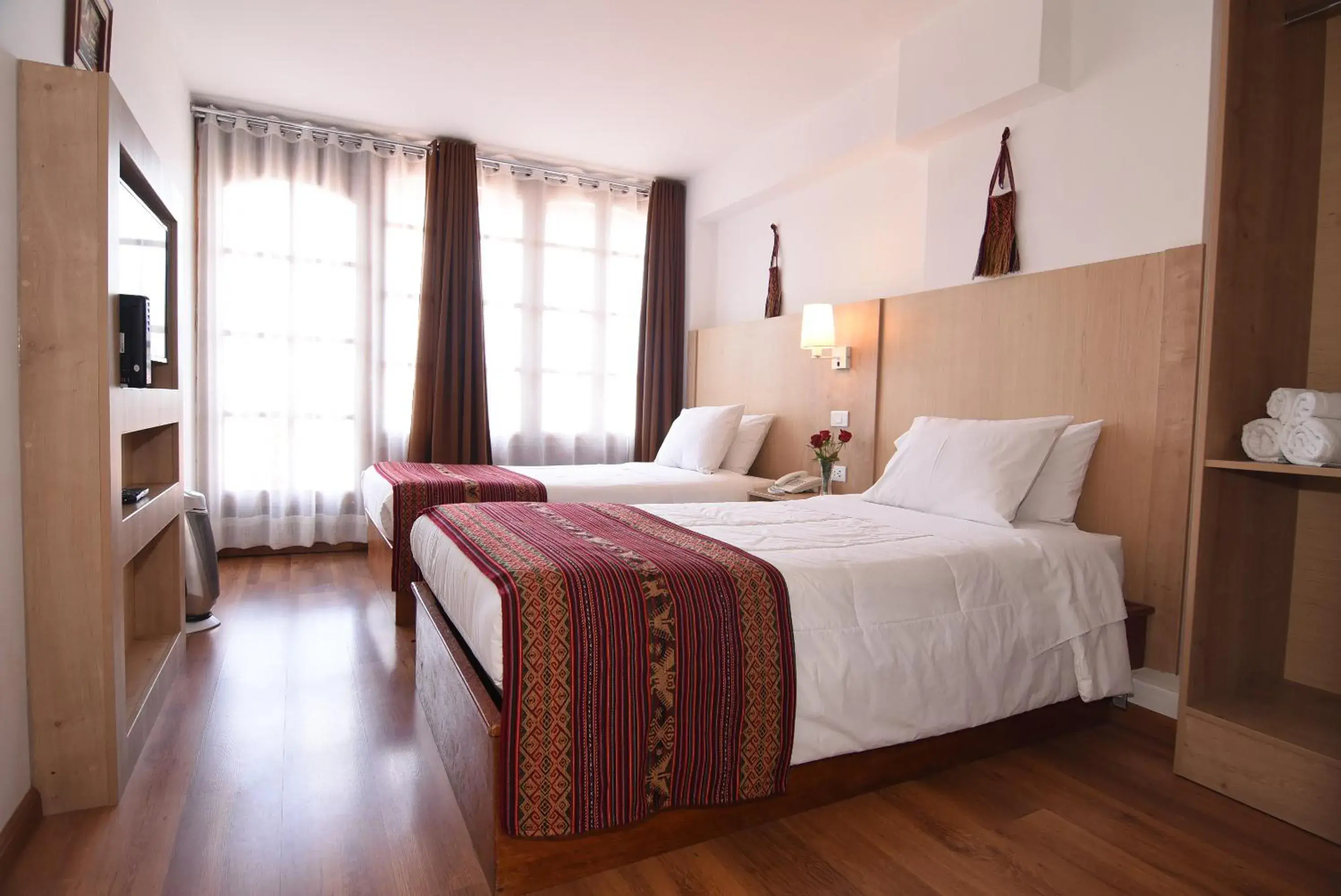 Twin Room with Terrace in Hotel Prisma Cusco Twin Room with Terrace in Hotel Prisma Cusco