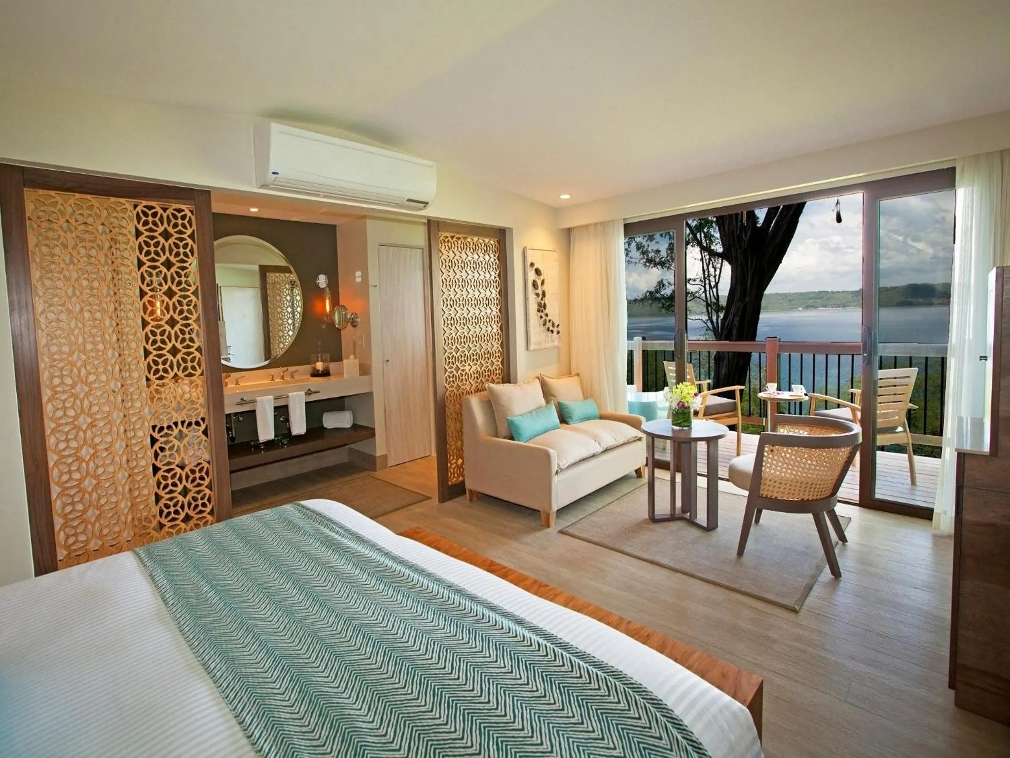 View (from property/room), Bed in Secrets Papagayo All Inclusive - Adults Only