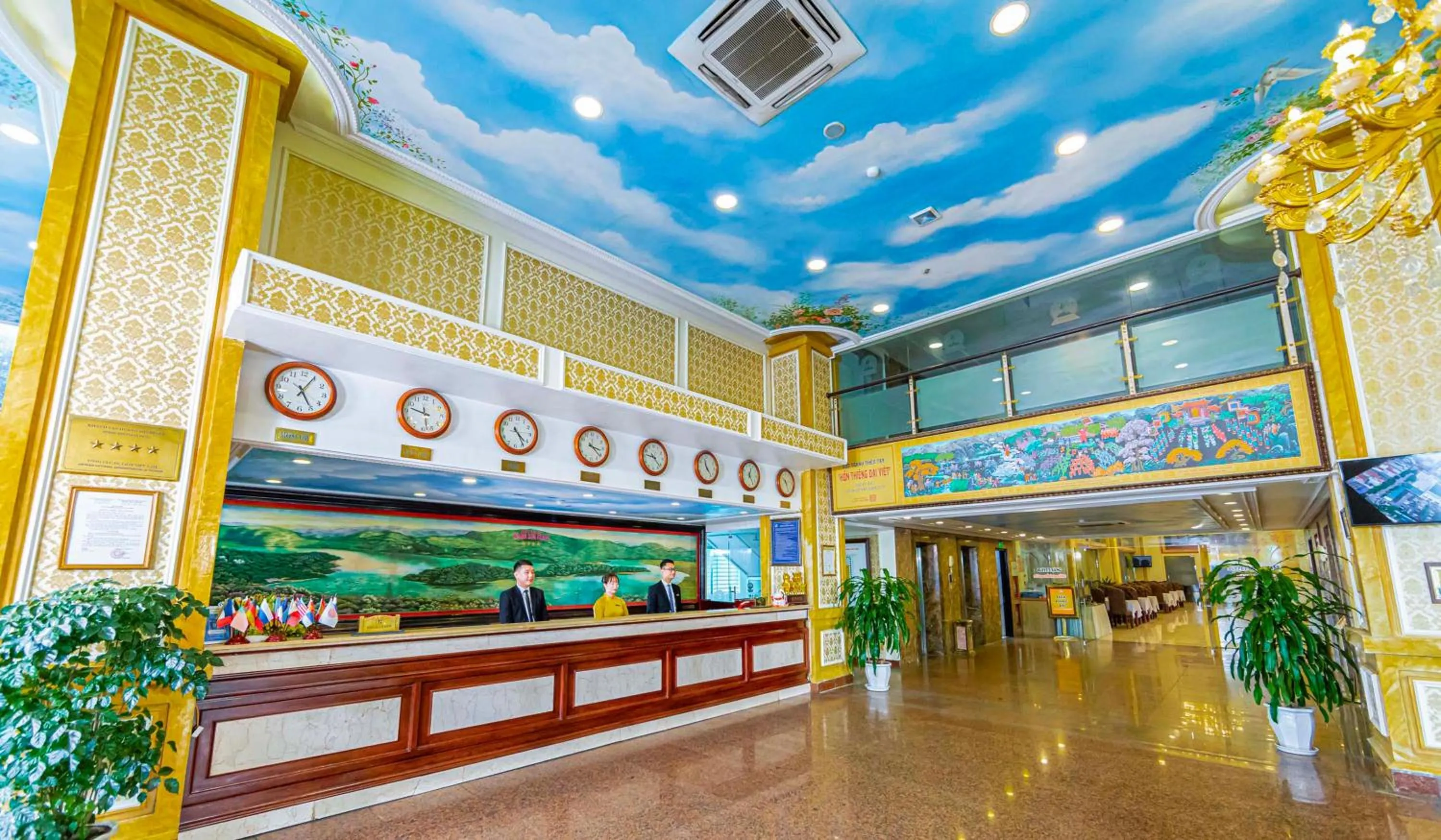 Lobby or reception in Hoang Son Peace Hotel