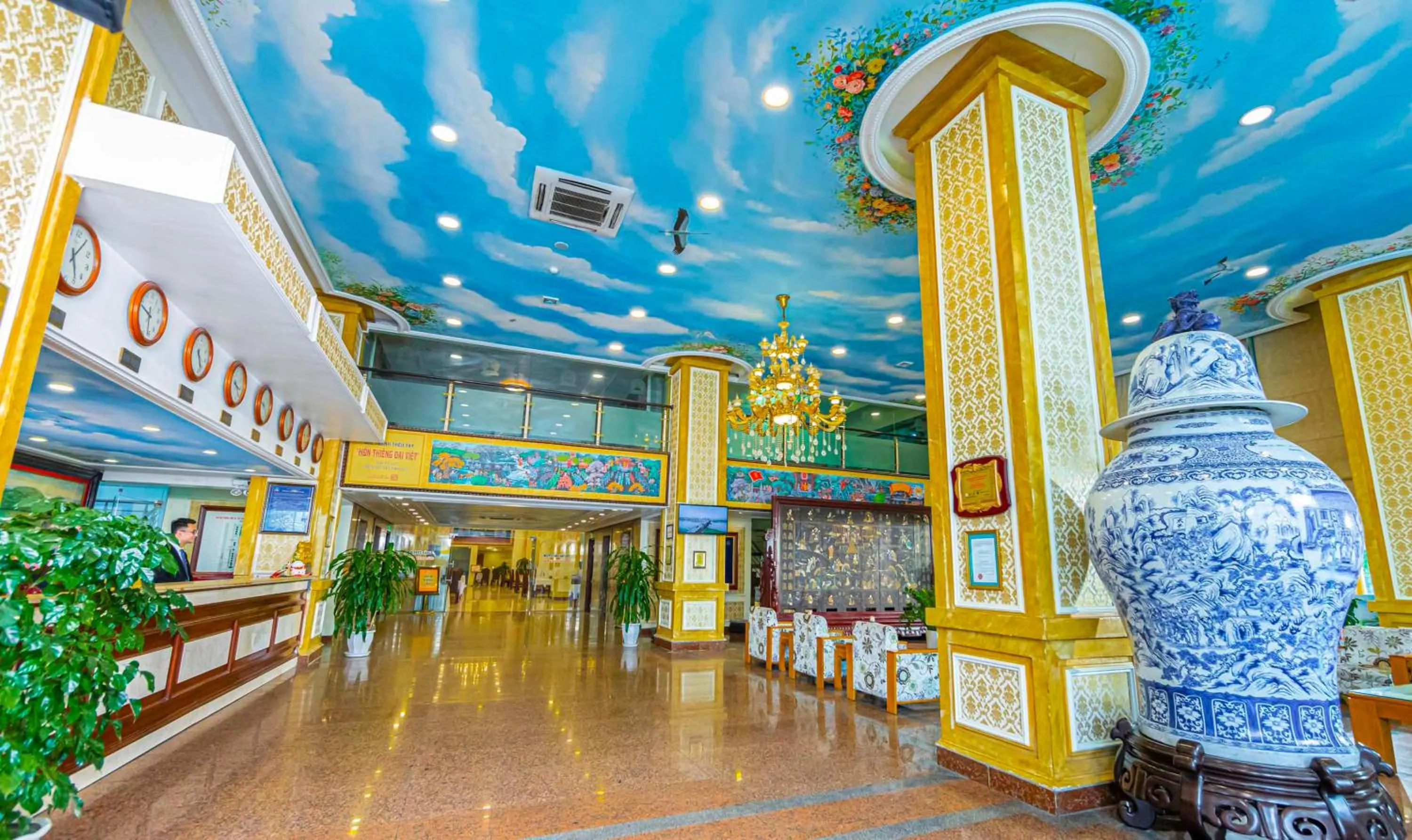 Lobby or reception in Hoang Son Peace Hotel