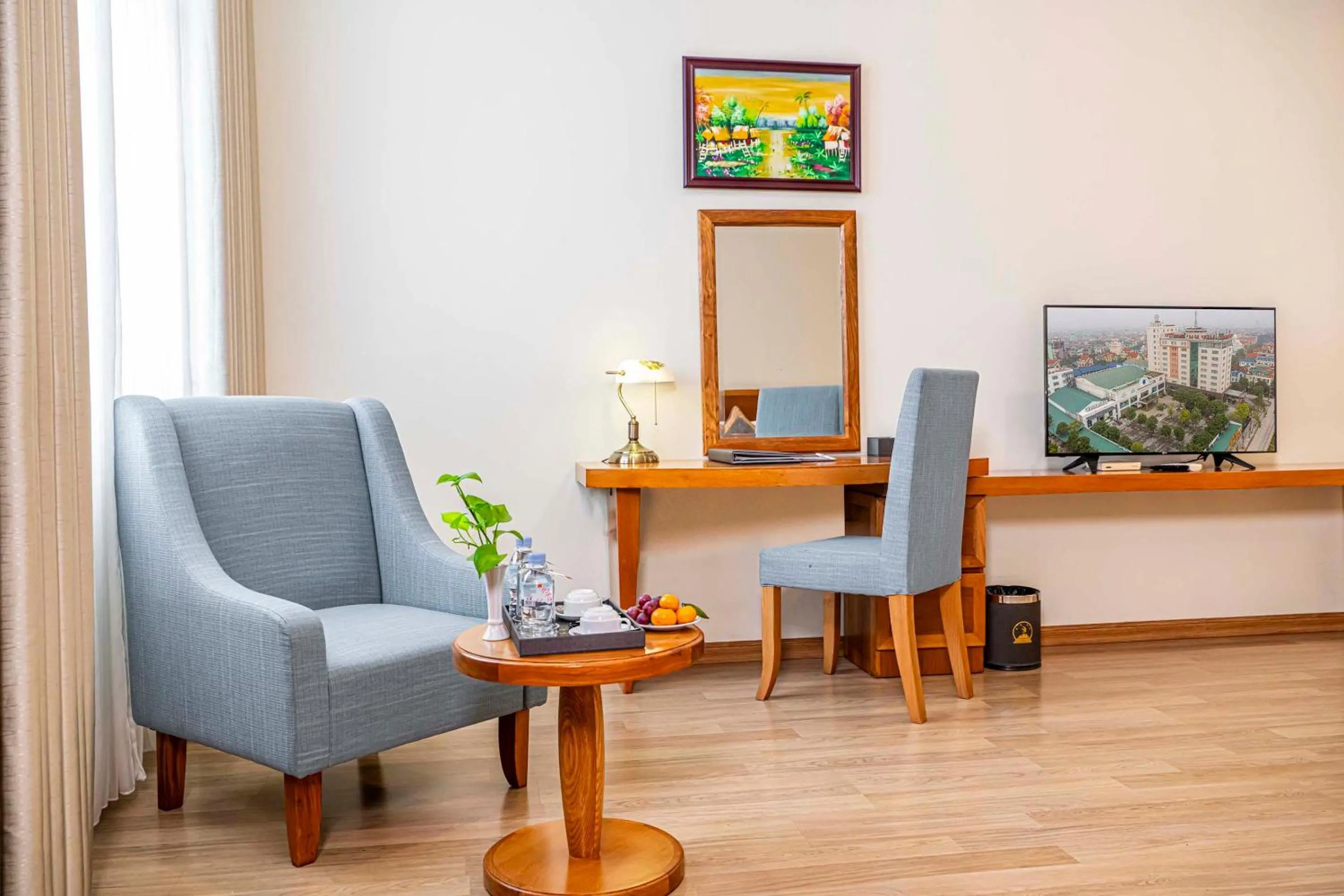 Seating area in Hoang Son Peace Hotel