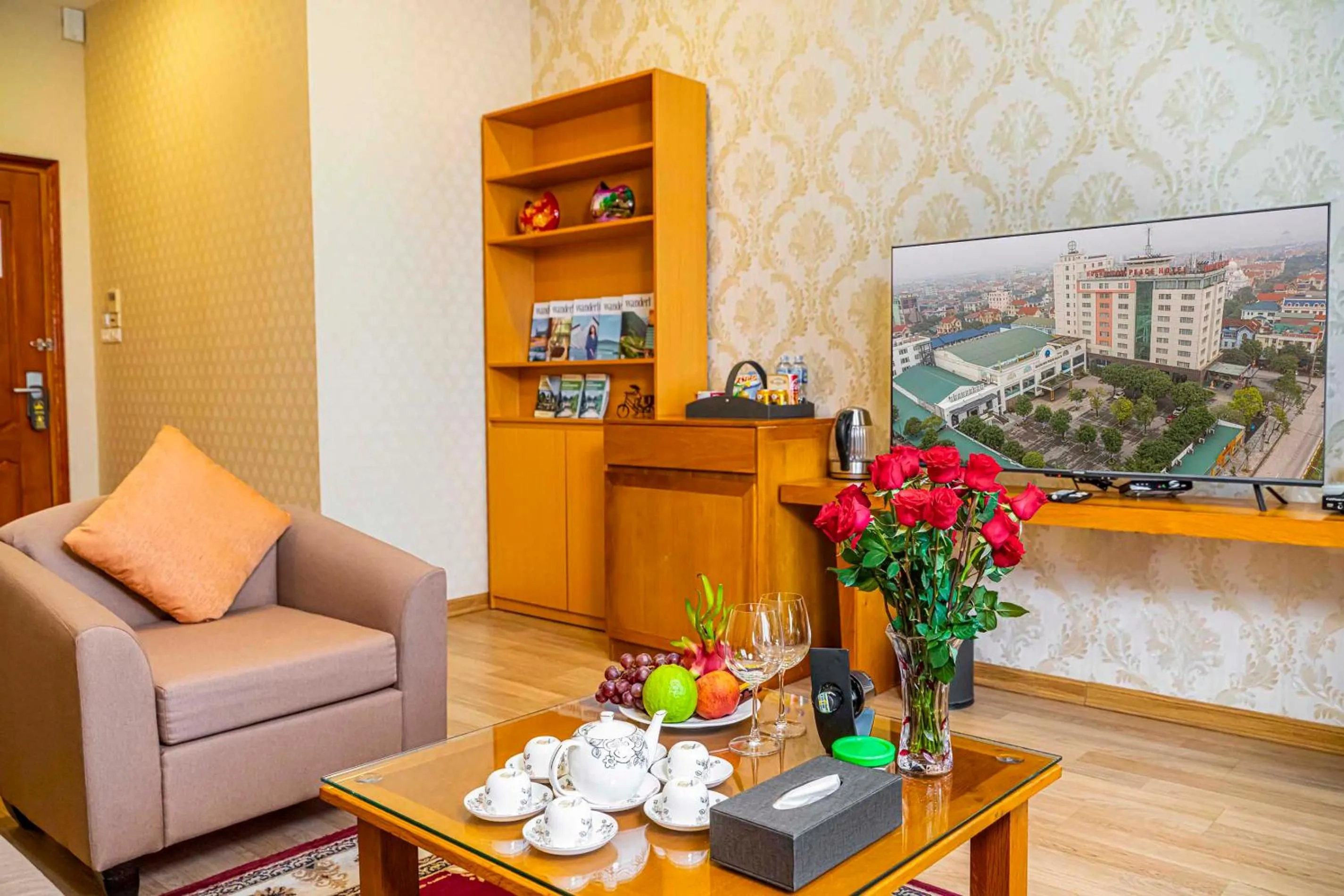 Decorative detail in Hoang Son Peace Hotel