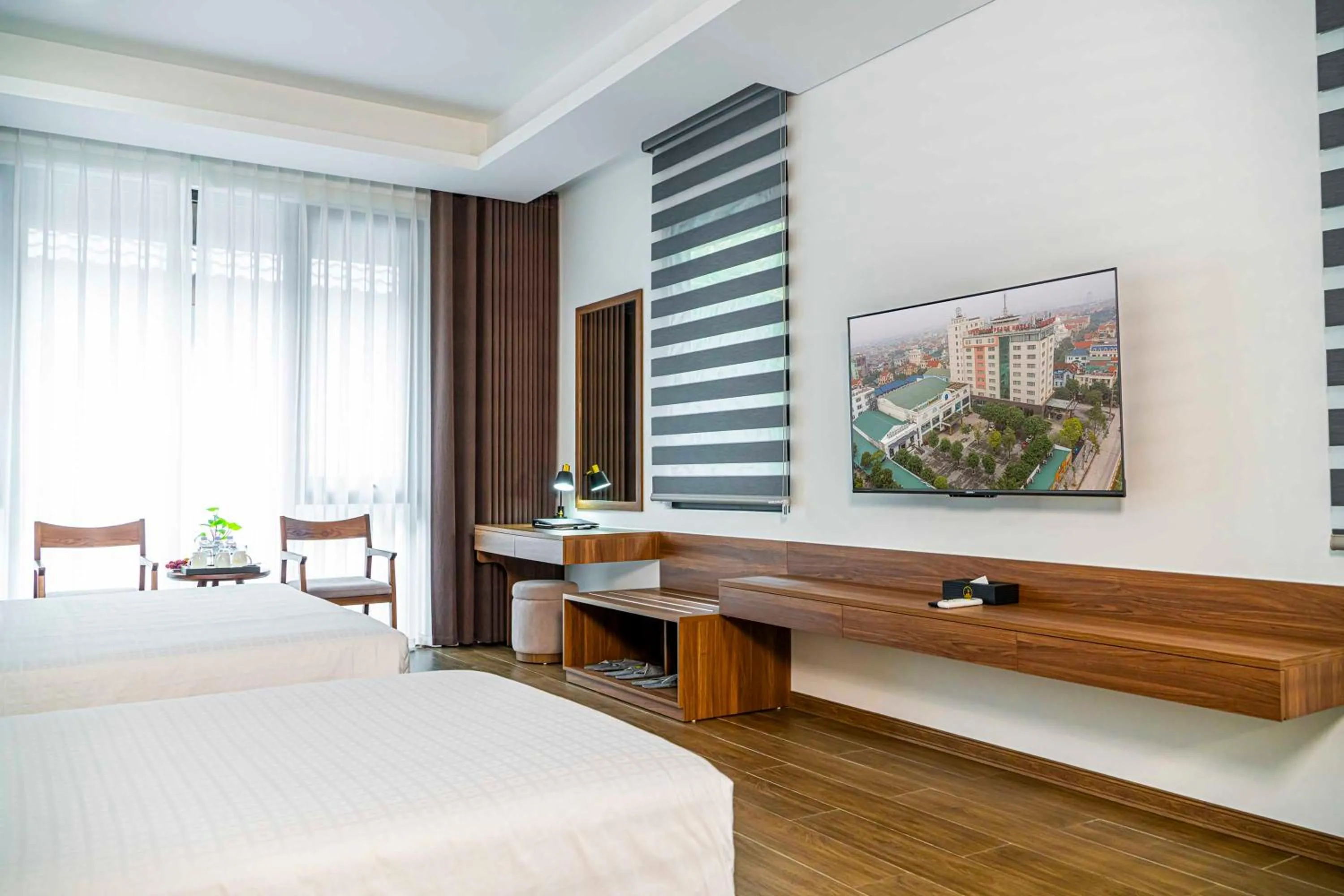 hair dresser, Bed in Hoang Son Peace Hotel