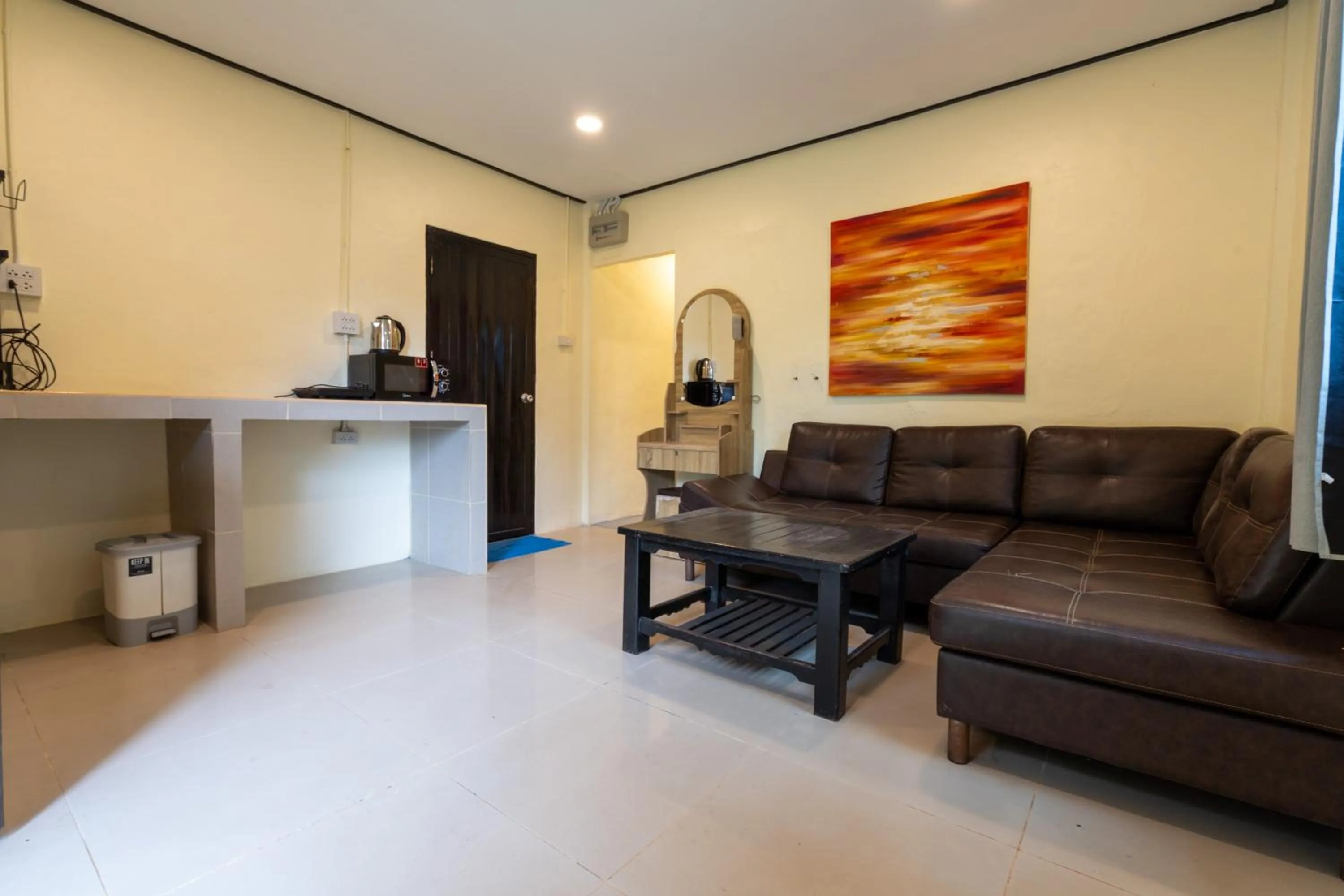 Kitchen or kitchenette in Mook Lanta Eco Resort