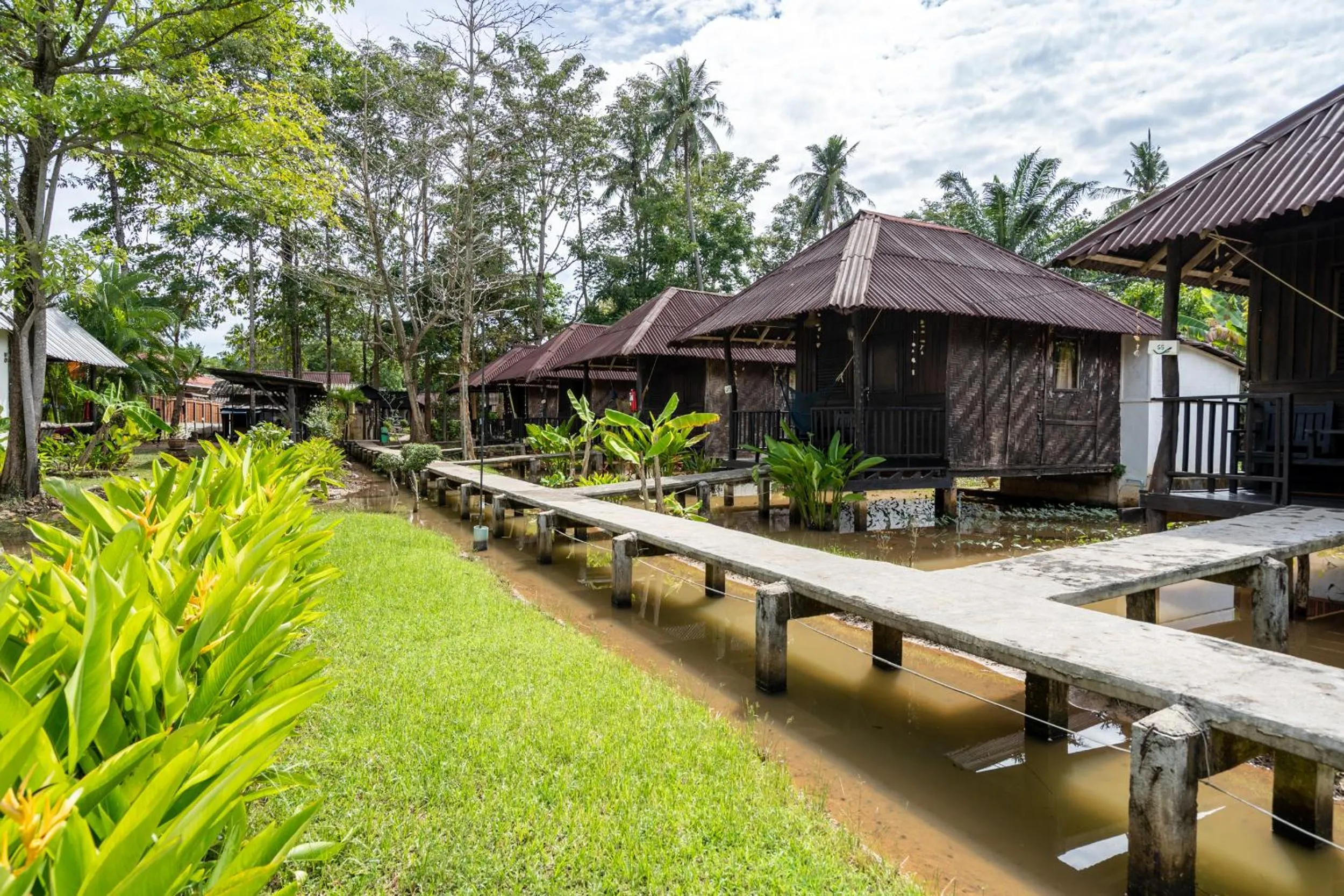 Garden in Mook Lanta Eco Resort