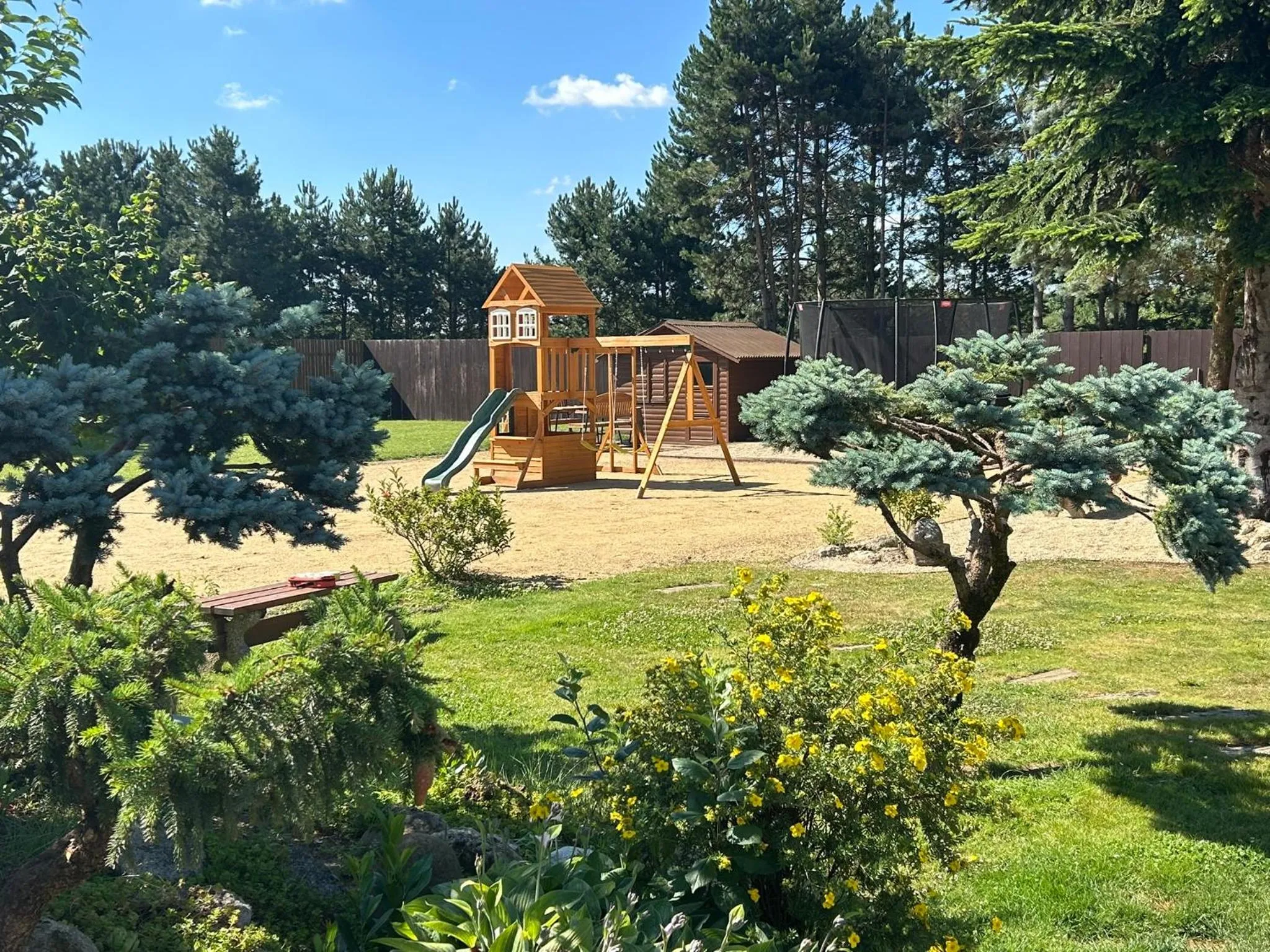 Children play ground in Garni hotel Celnice
