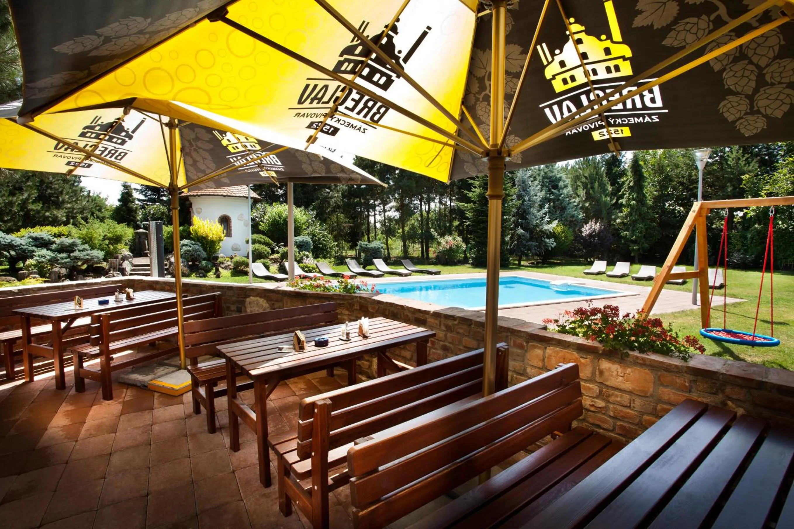 Children play ground in Garni hotel Celnice