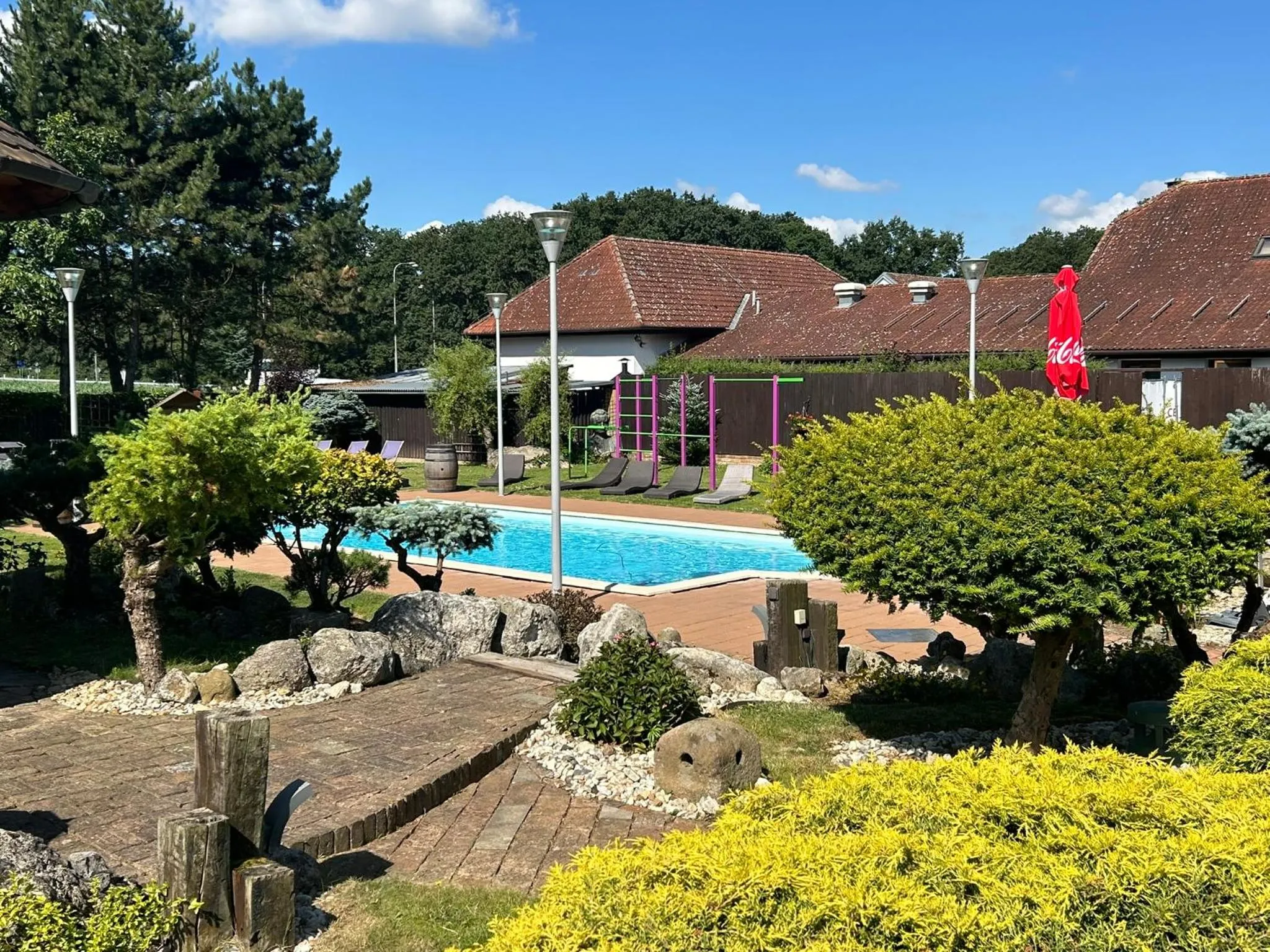 Swimming pool in Garni hotel Celnice