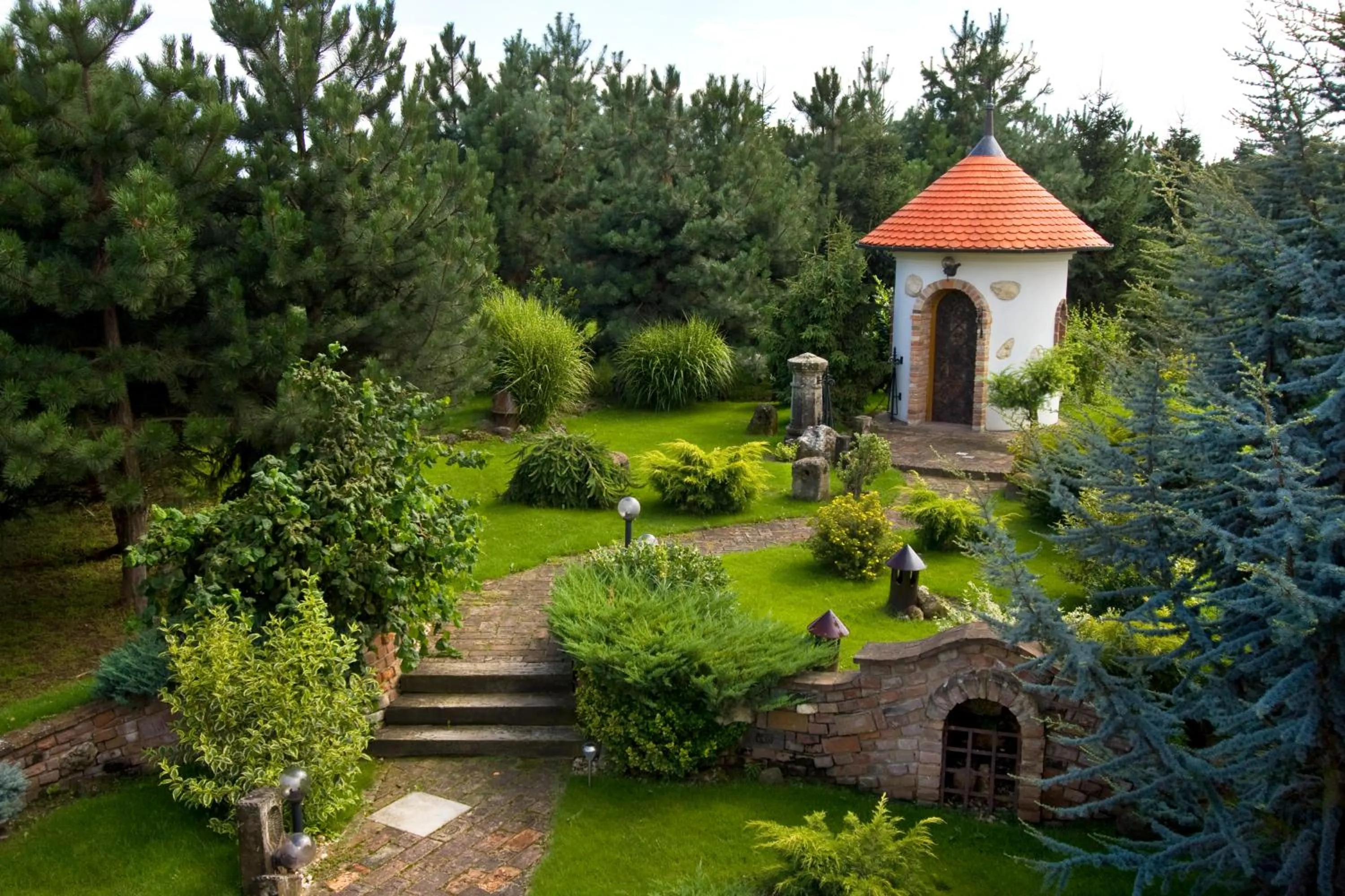 Garden in Garni hotel Celnice