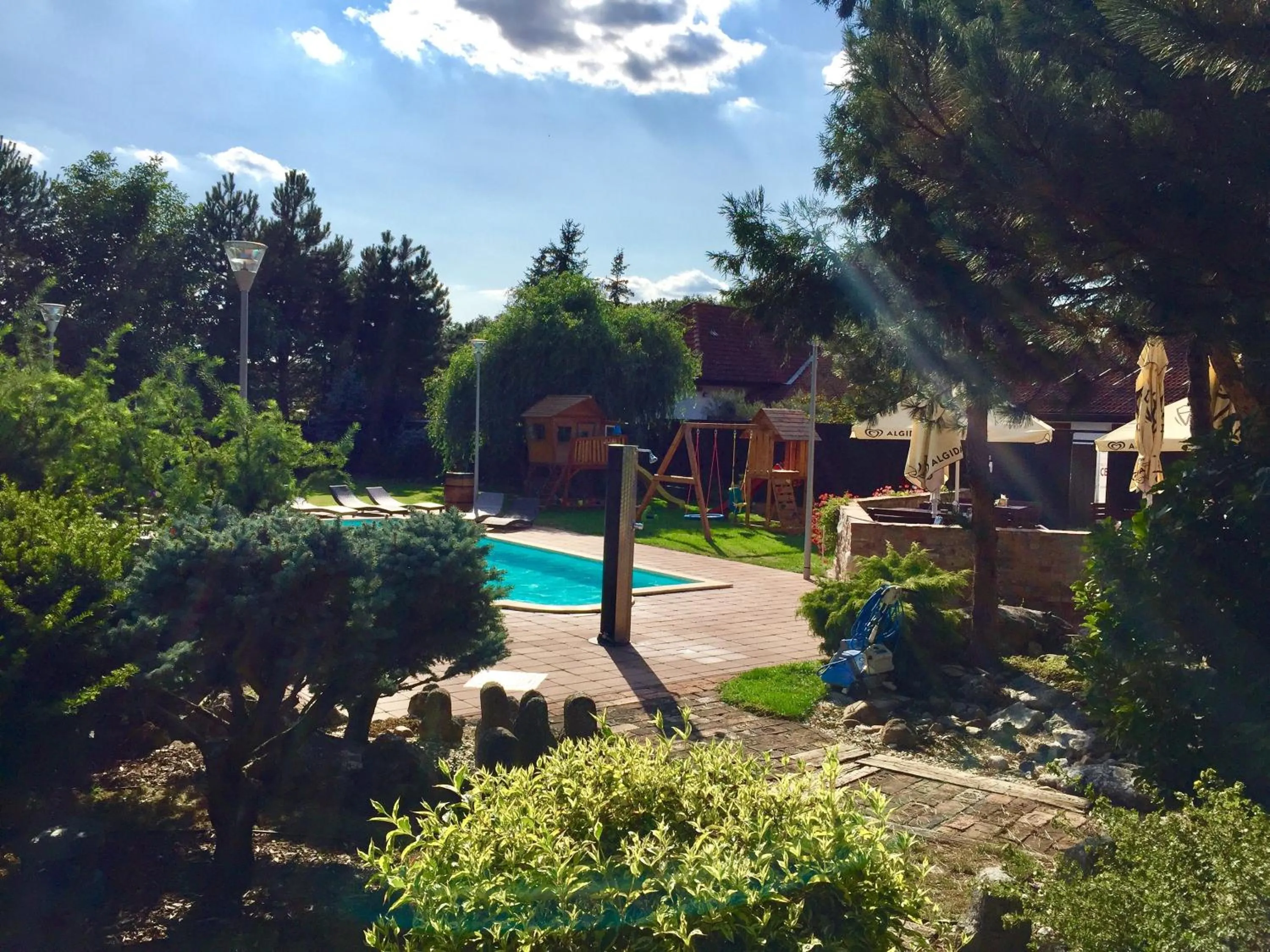 Garden in Garni hotel Celnice