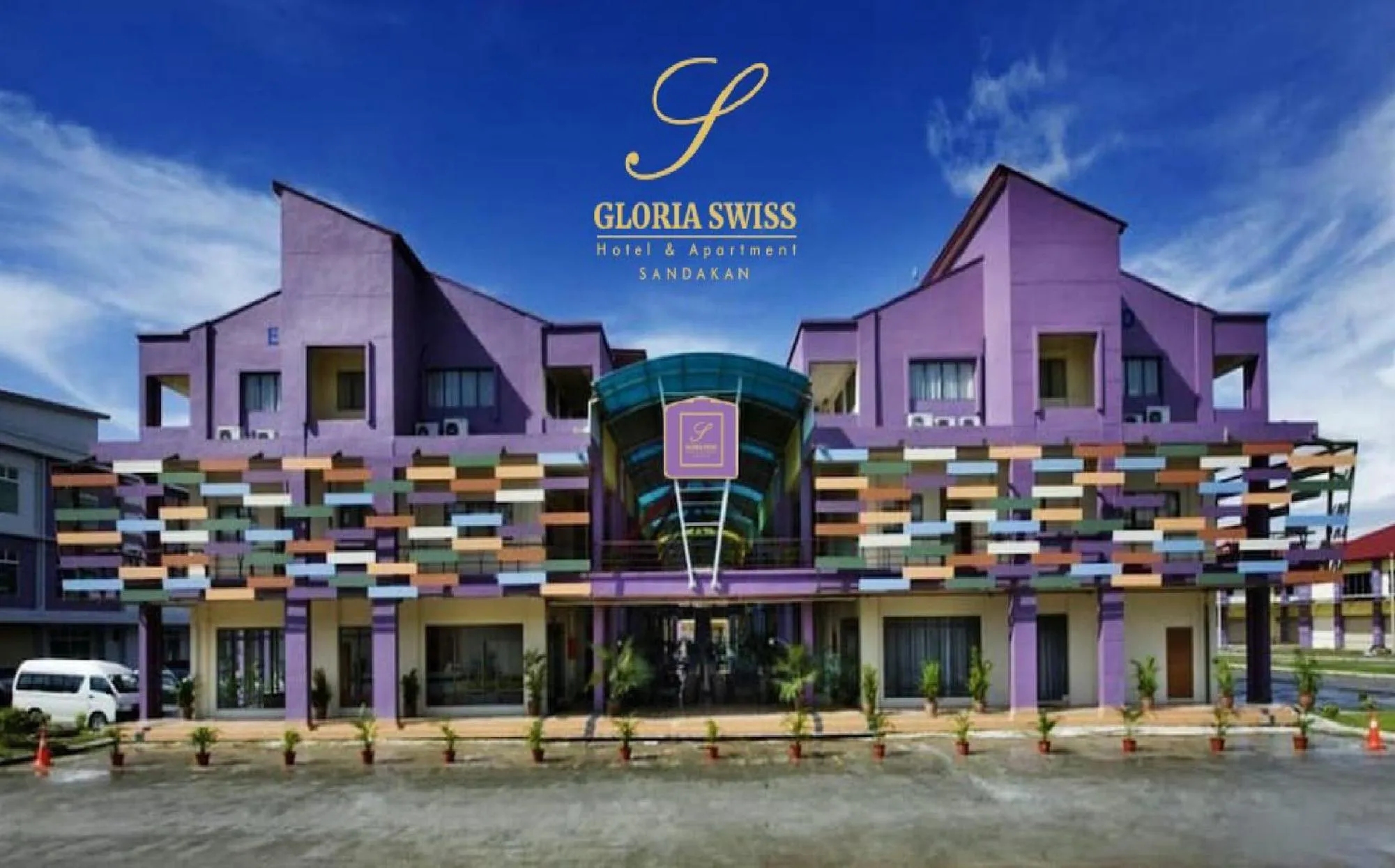 Property building in Gloria Swiss Hotel & Apartment Sandakan