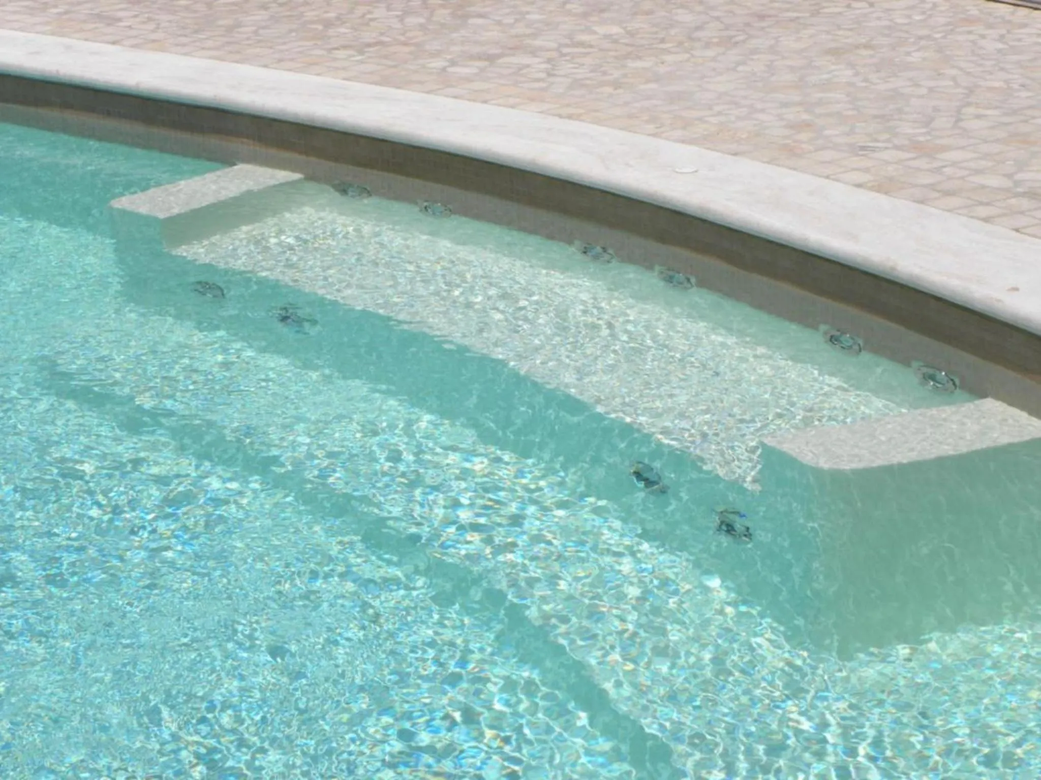 Swimming pool in Hotel Borgo Eolie