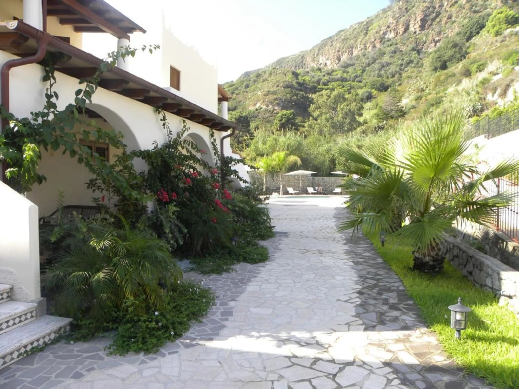 Decorative detail in Hotel Borgo Eolie
