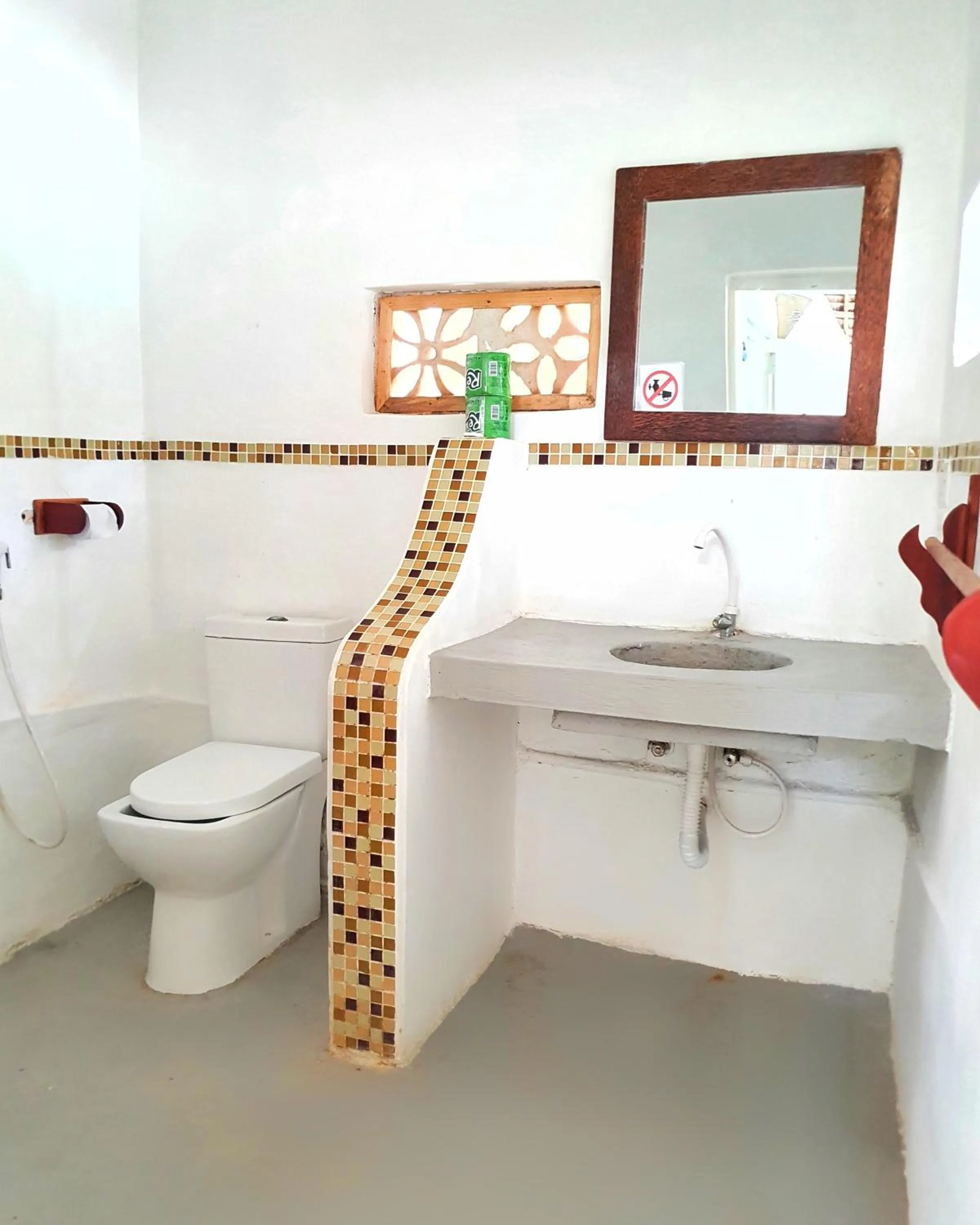 Bathroom in Blue Palm Zanzibar