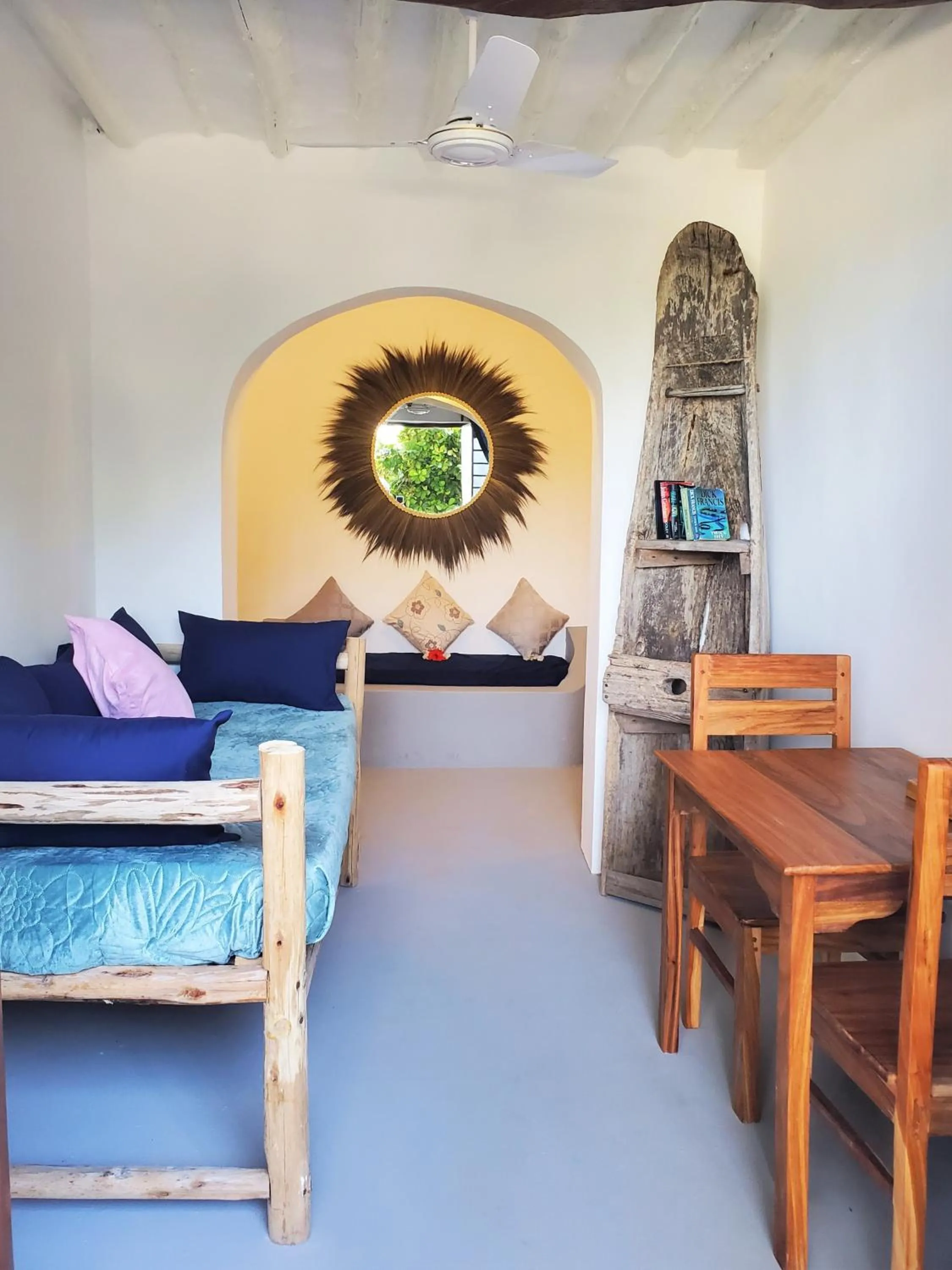 Seating area in Blue Palm Zanzibar