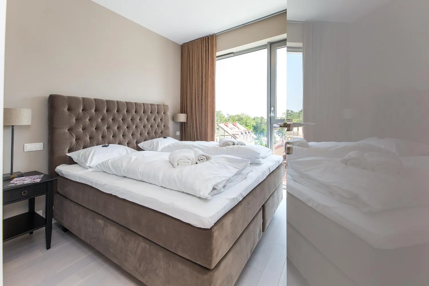 Bed in Dune Beach Resort