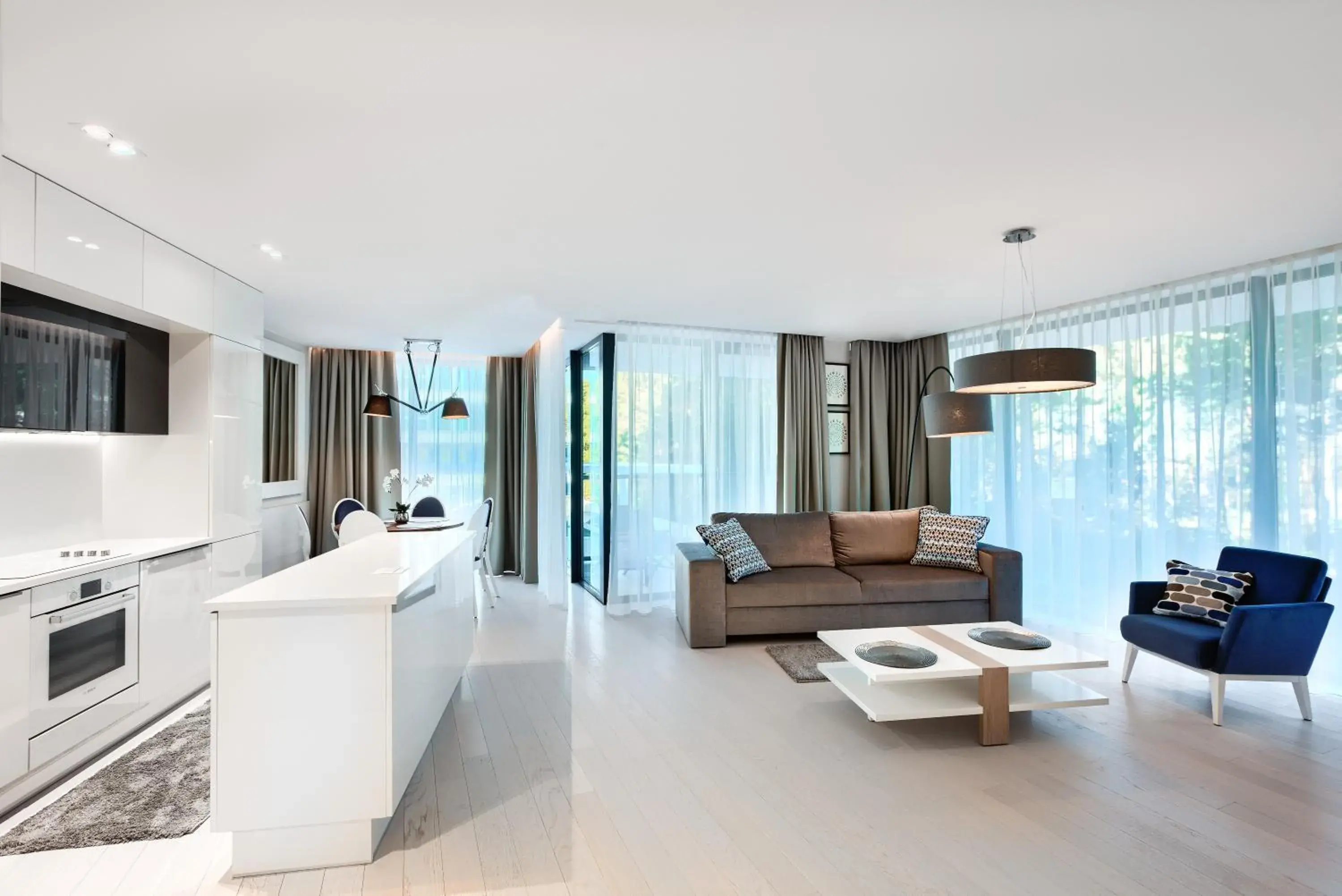 Two-Bedroom Apartment B119 with dunes and sea partial view in Dune Beach Resort Two-Bedroom Apartment B119 with dunes and sea partial view in Dune Beach Resort