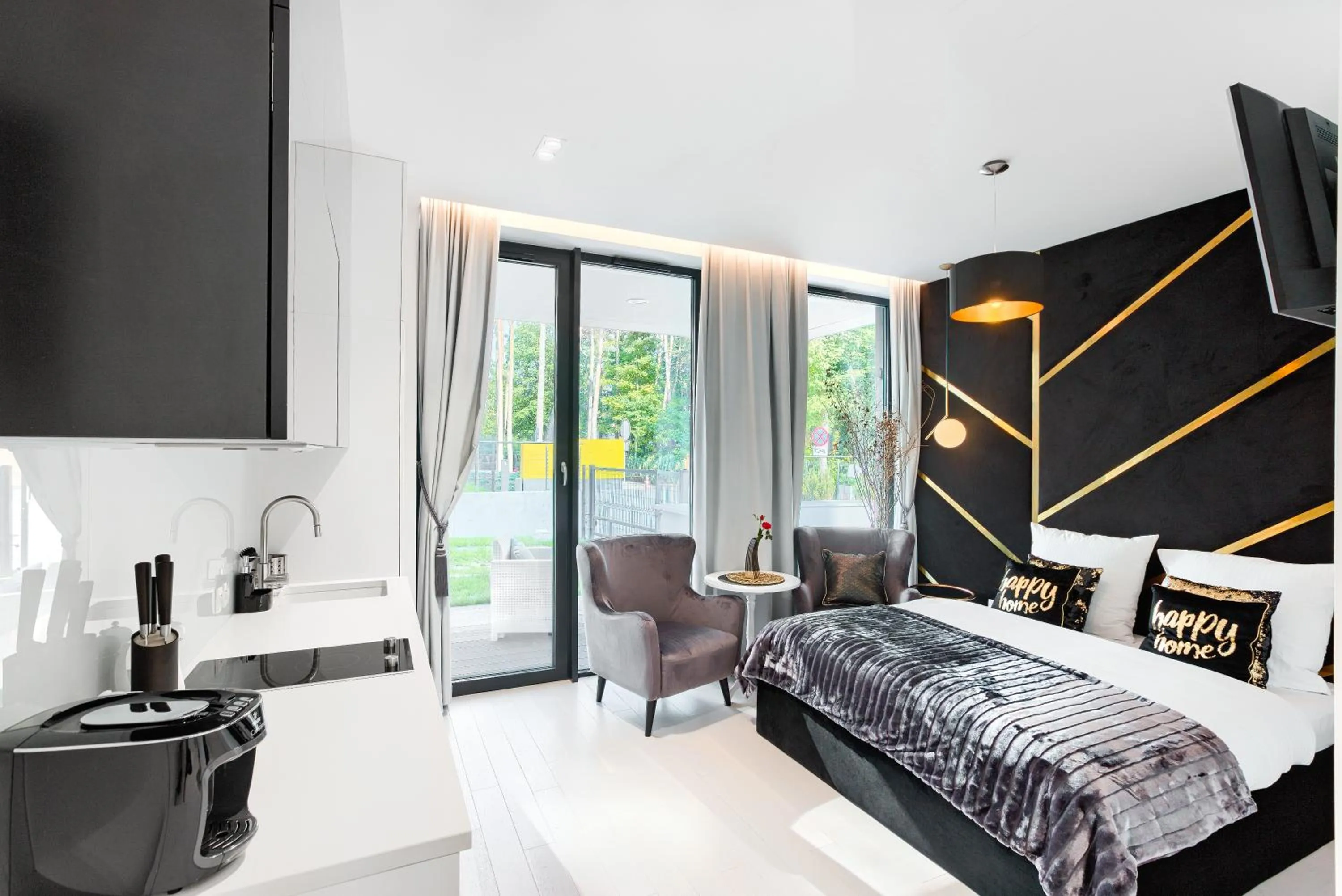 Bed in Dune Beach Resort