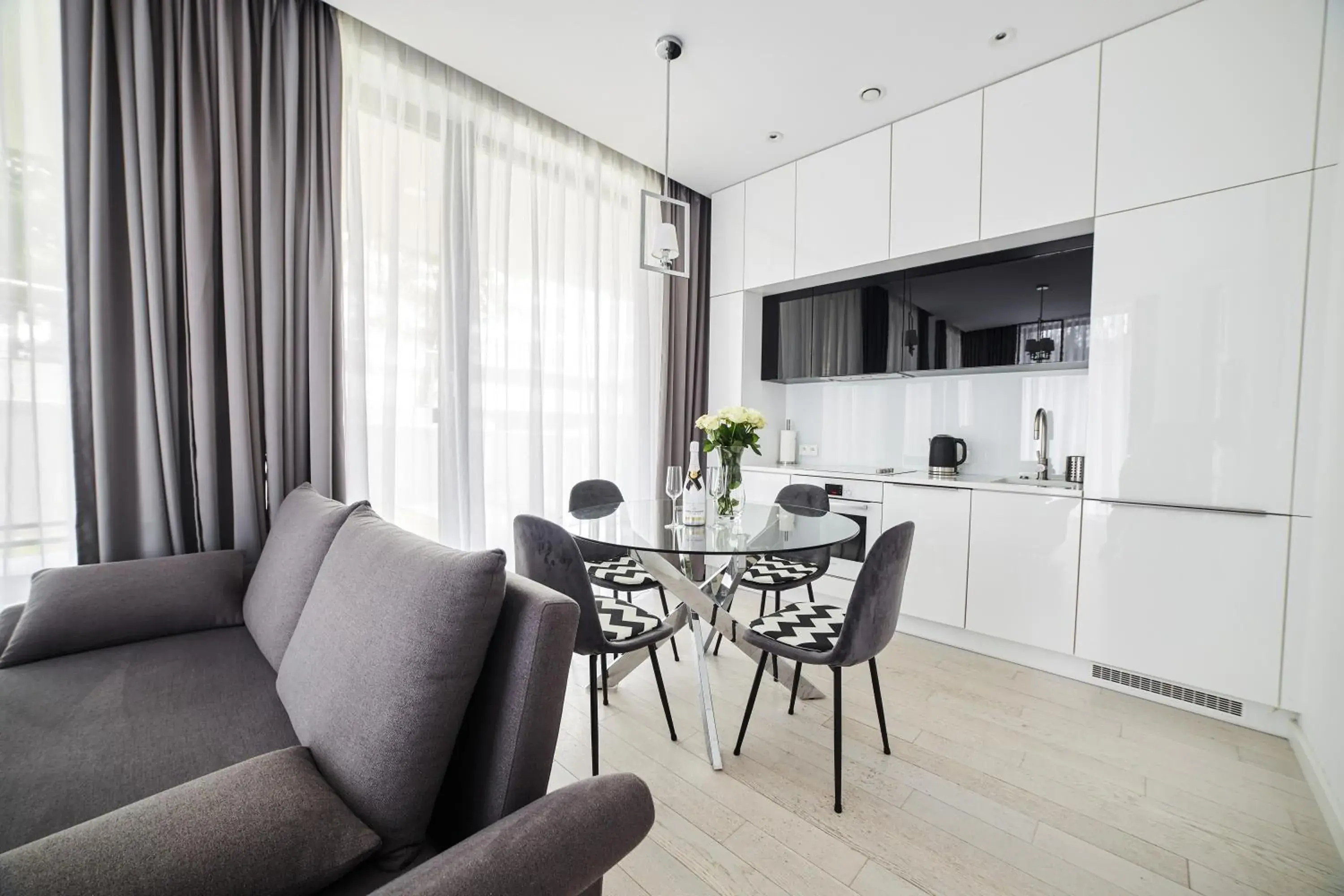 One-Bedroom Apartment B019 with exit to the garden in Dune Beach Resort One-Bedroom Apartment B019 with exit to the garden in Dune Beach Resort