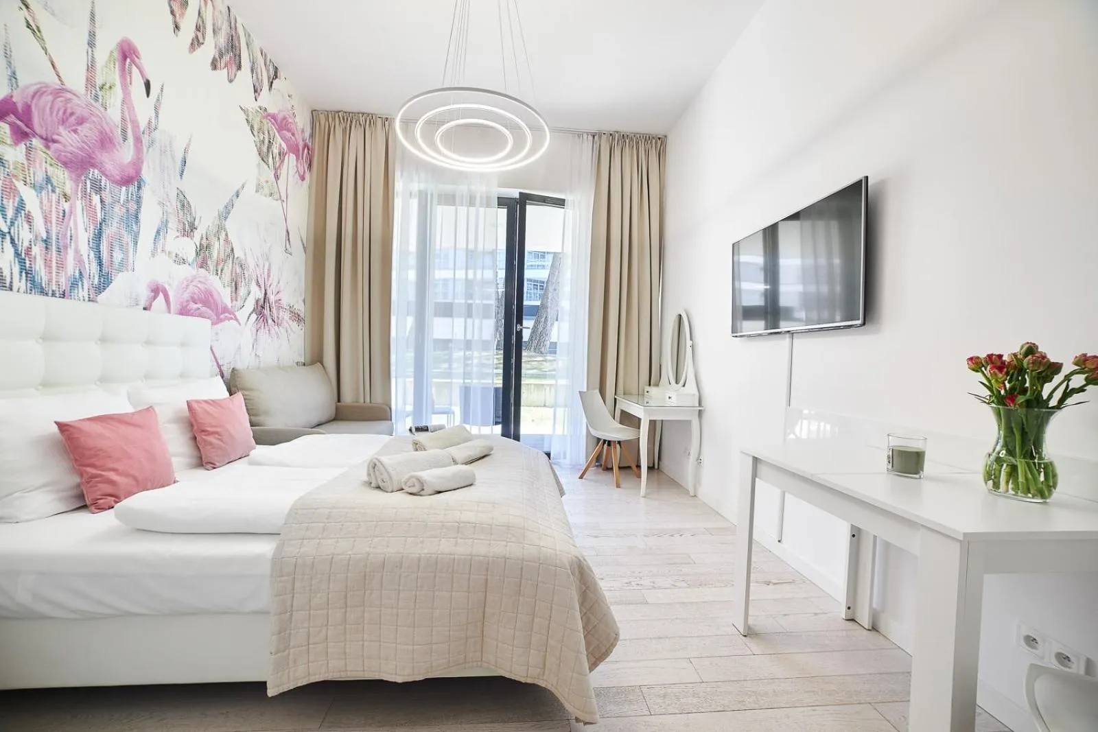 Bed in Dune Beach Resort