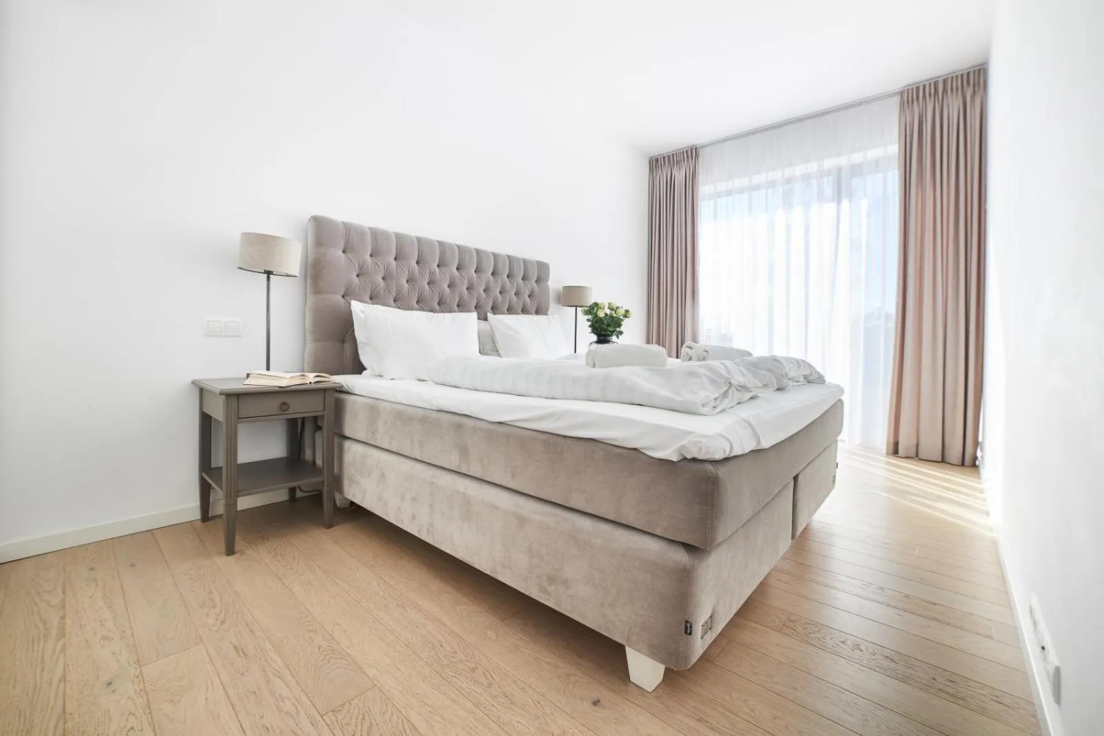 Bed in Dune Beach Resort