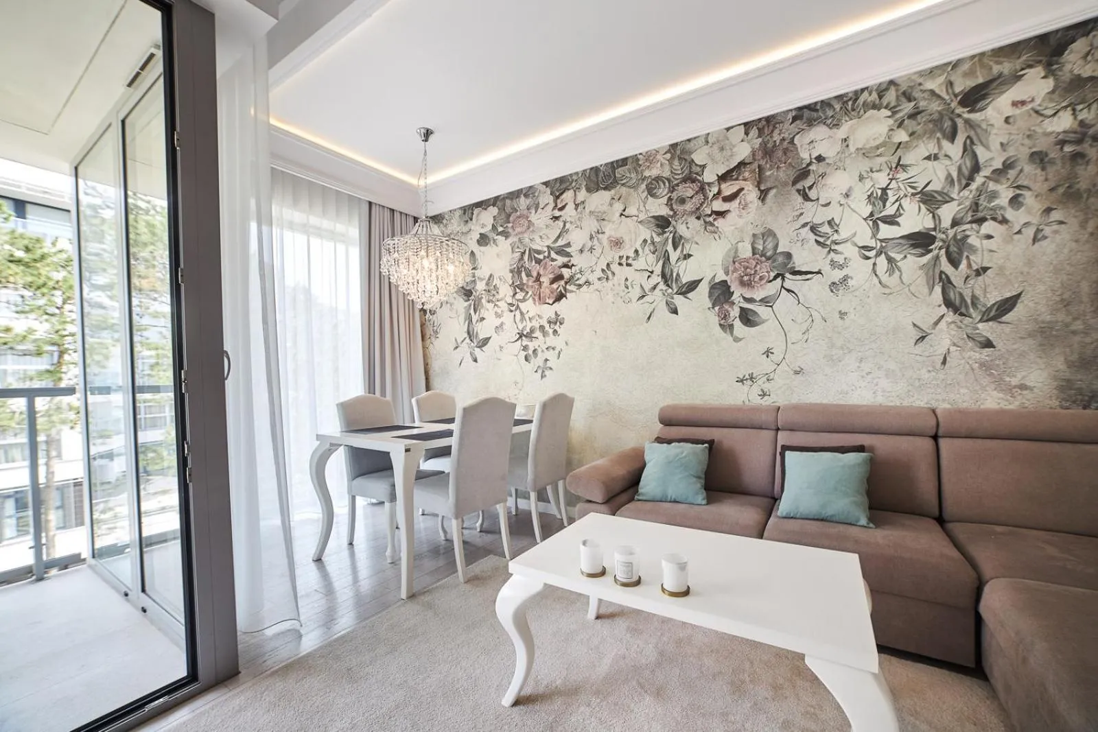 Living room in Dune Beach Resort