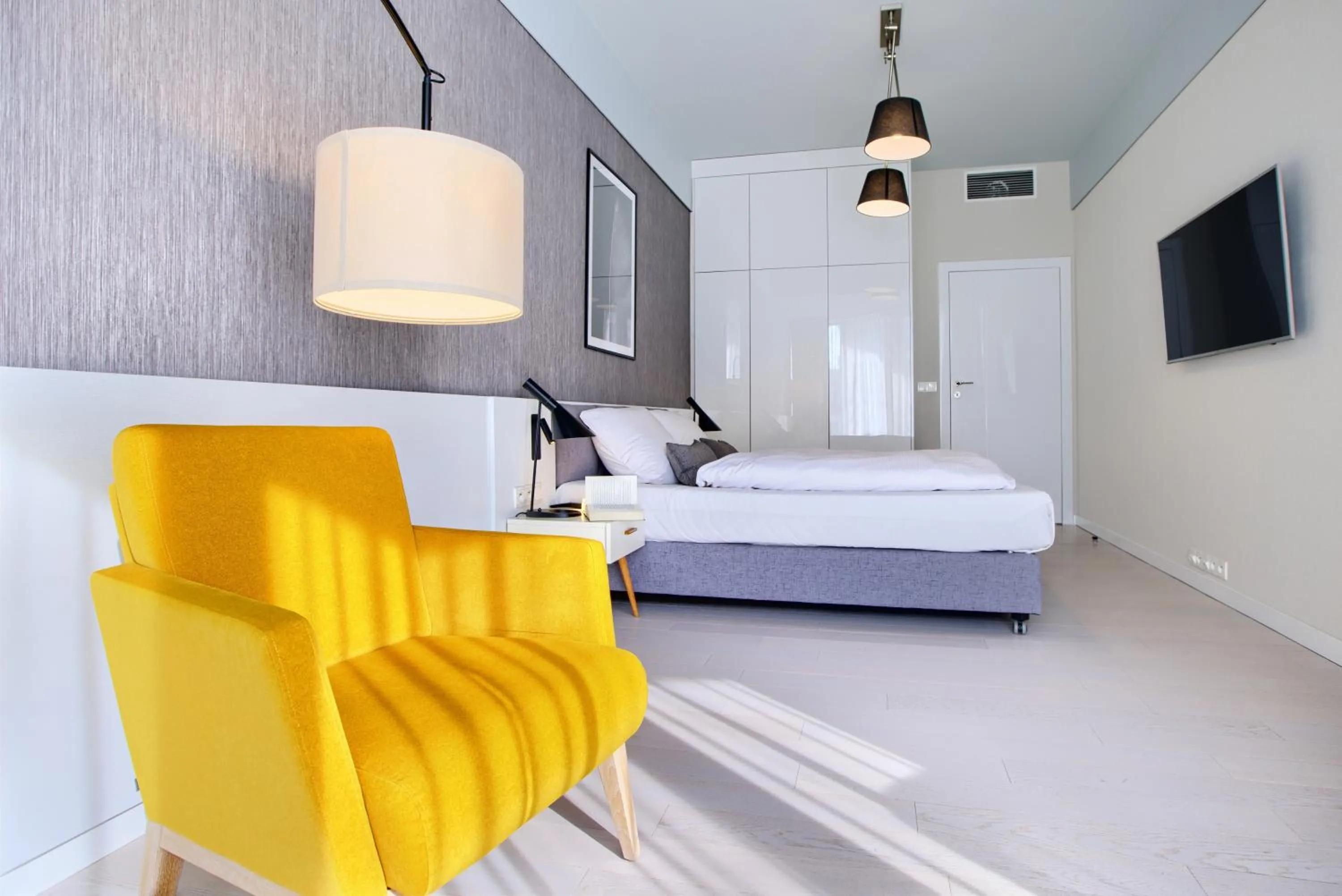 Bed in Dune Beach Resort