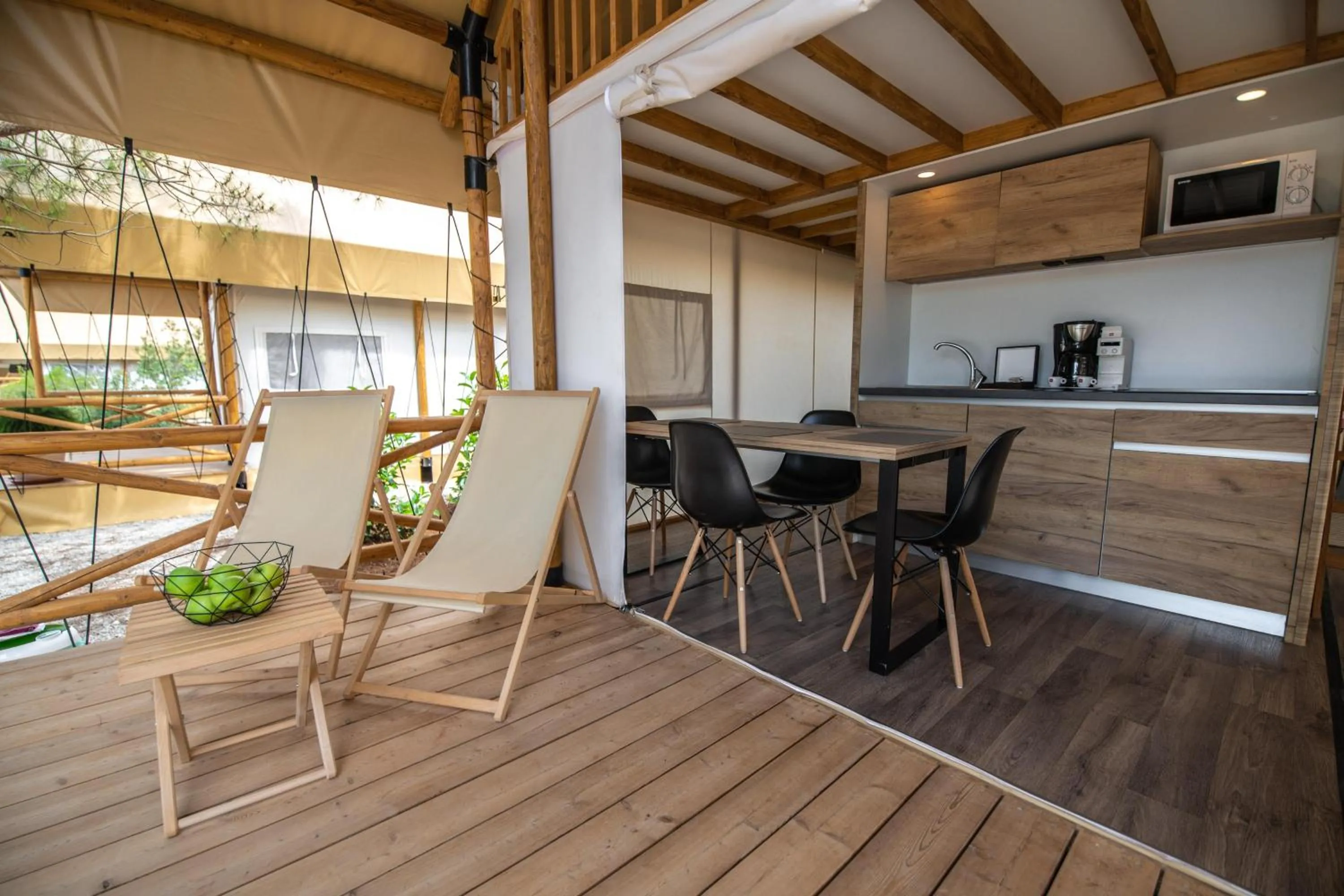 Balcony/Terrace in Arena One 99 Glamping