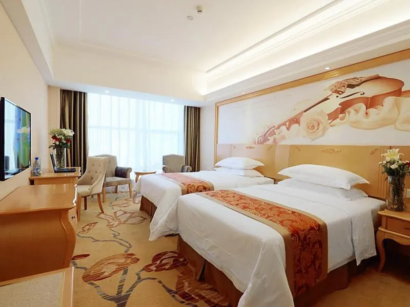 Bed in Vienna Hotel Hunan Yongzhou Lengshuitan District Government Square