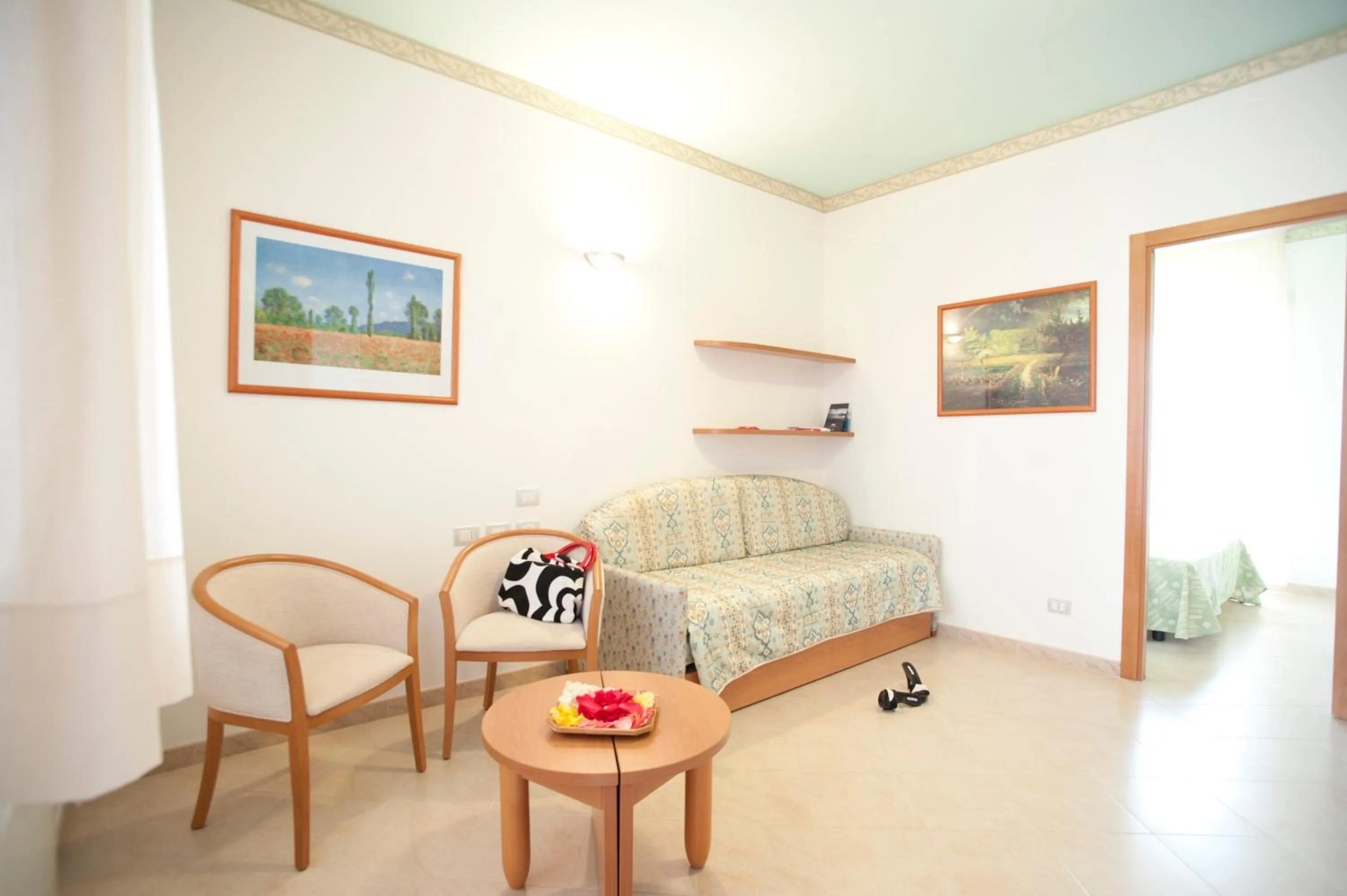 Seating area in Oasiclub Hotel