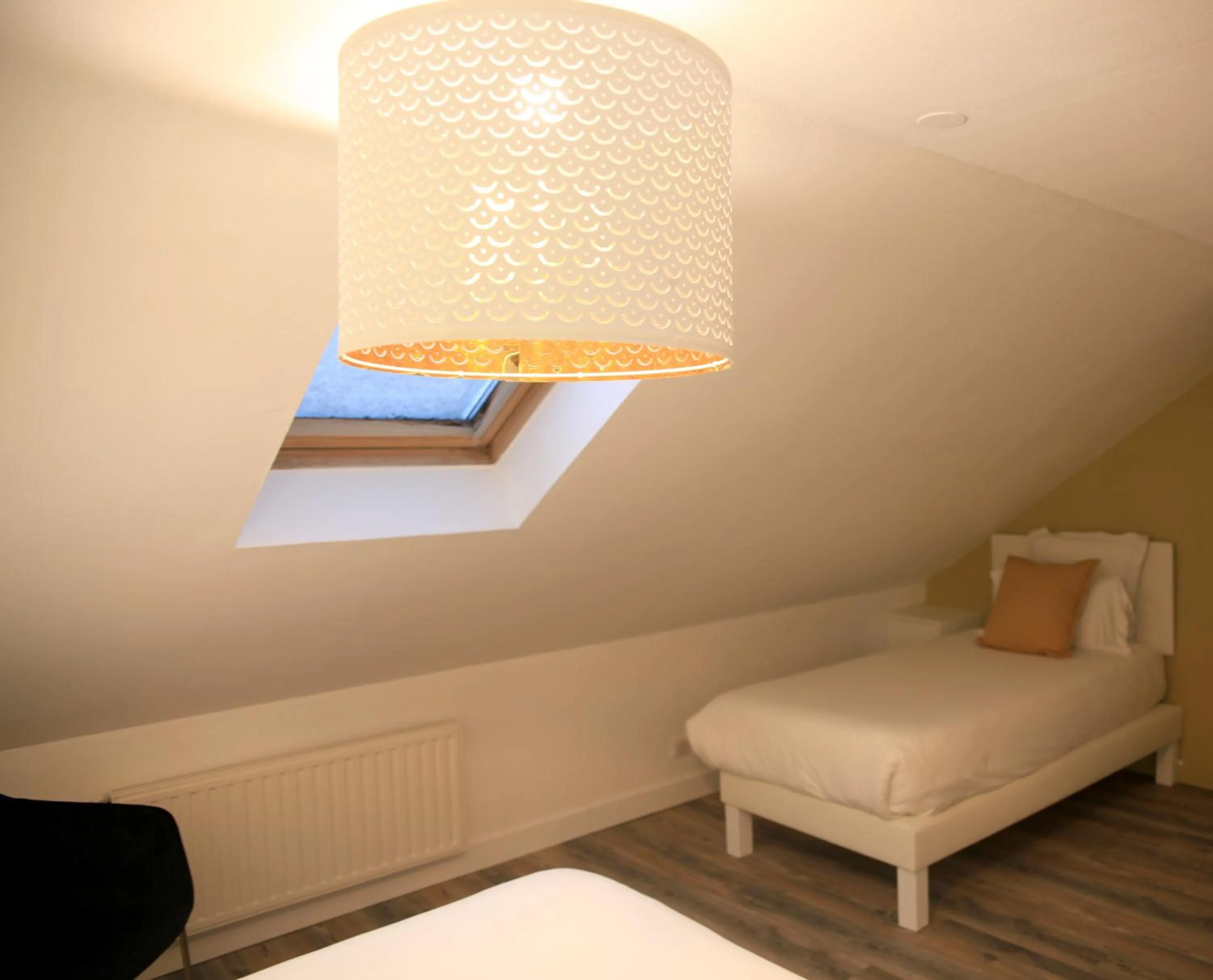 Bed in Hotel Restaurant Les Capucins