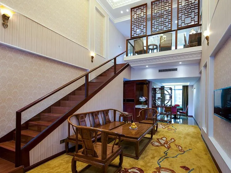 Living room in Vienna International Hotel Jieyang Jieyanglou