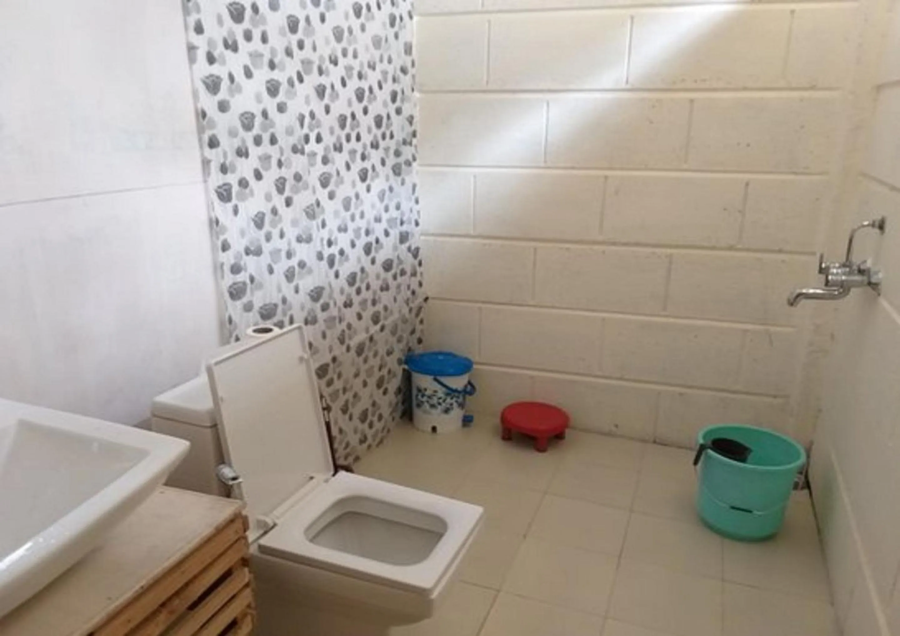 Toilet in Wooden Nest Cottage Hunder, Nubra Valley