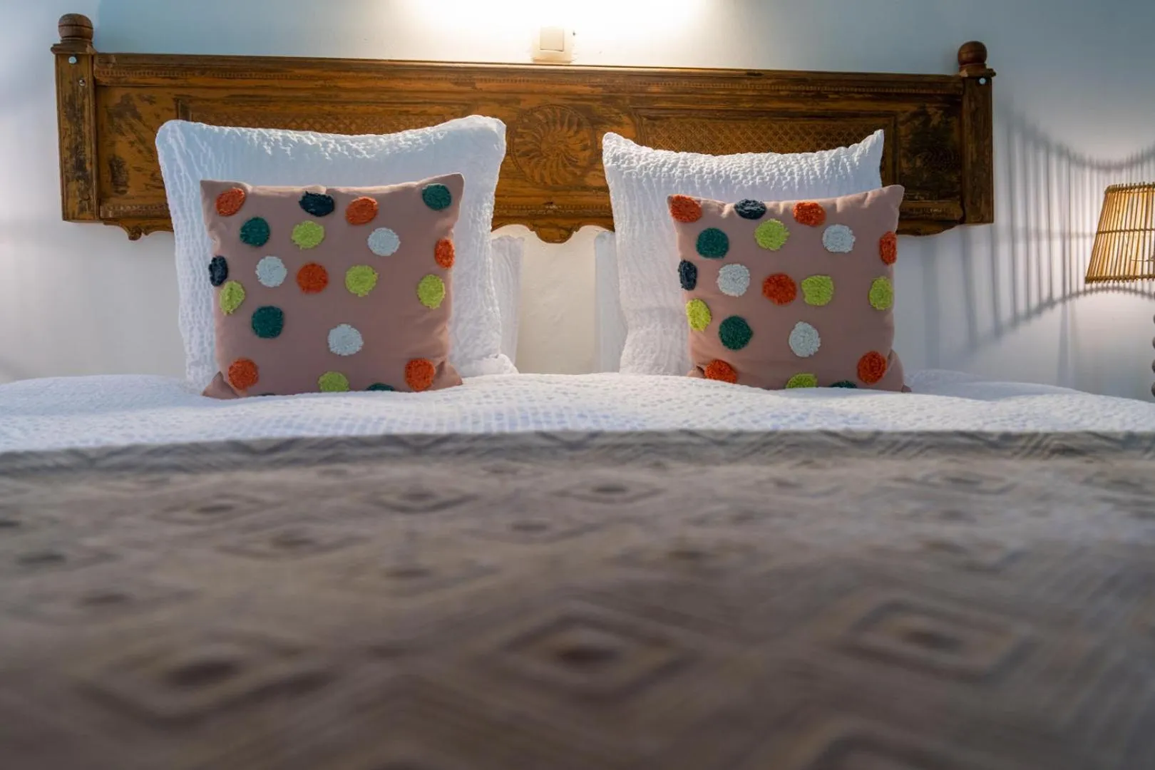 Bed in Hotel Au Nom De Dieu