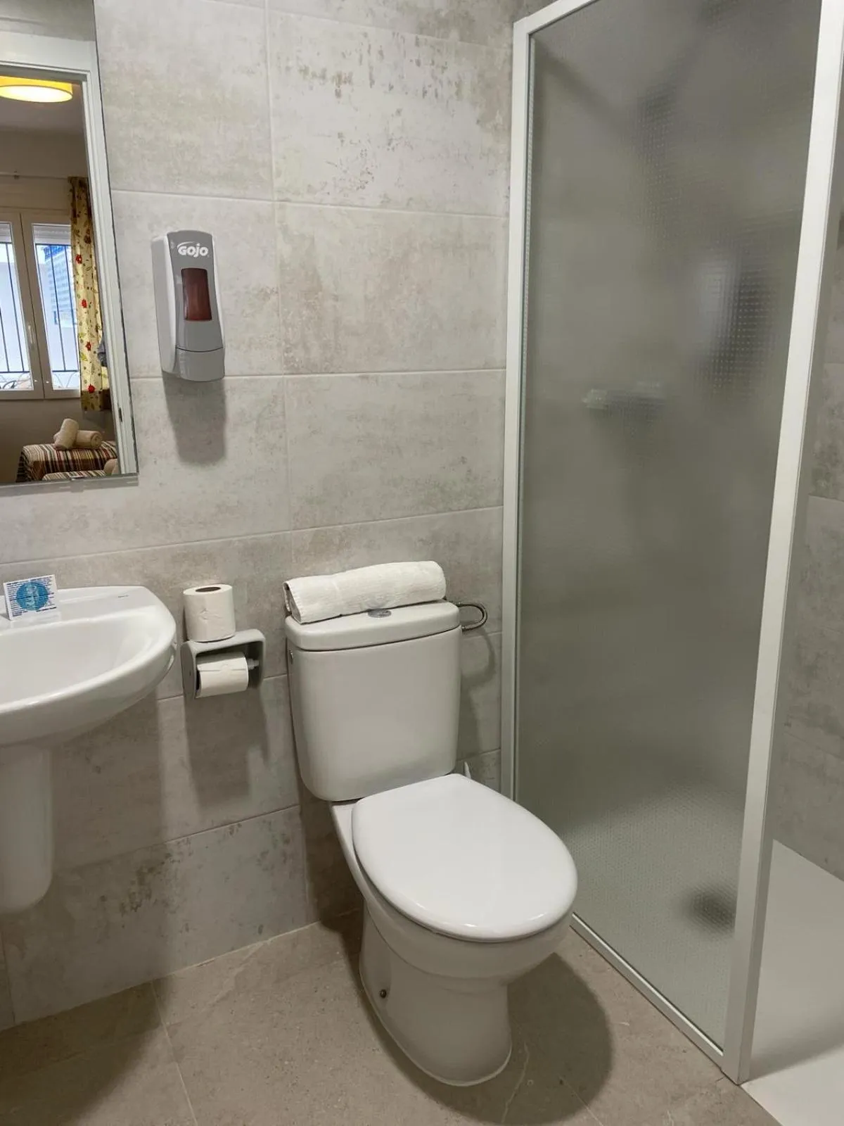 Bathroom in Hotel Blason Junior