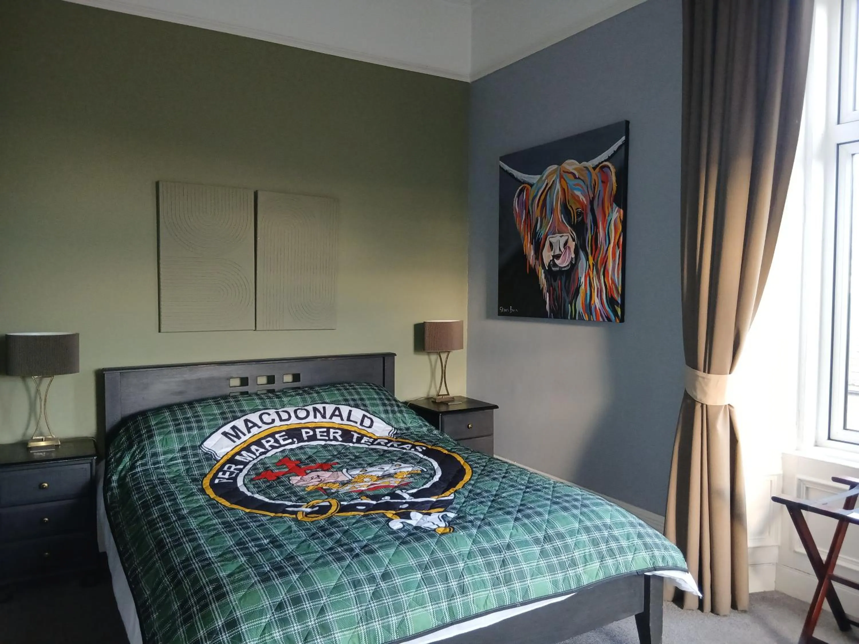 Bedroom, Bed in Greenland House B&B