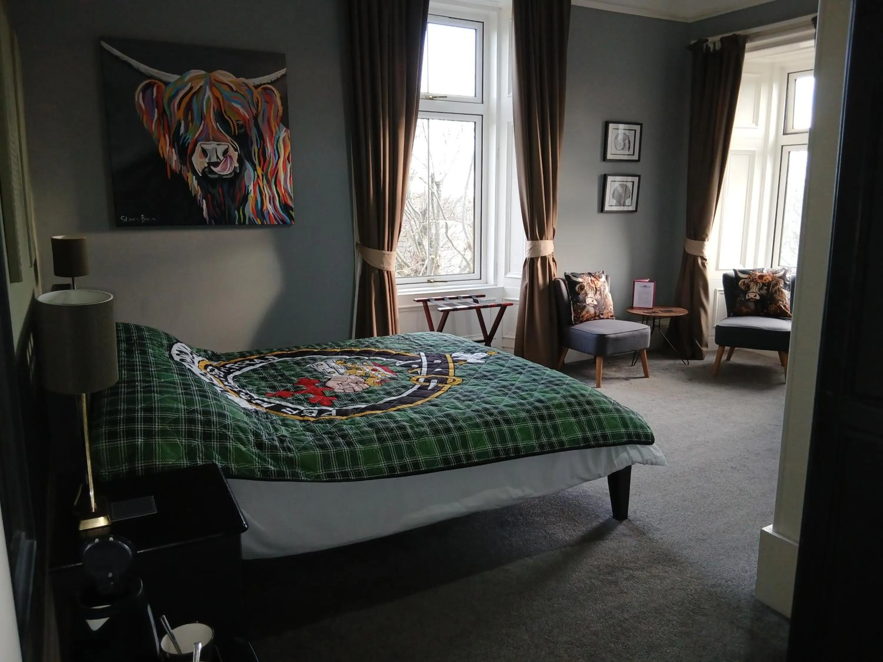 Bedroom, Bed in Greenland House B&B