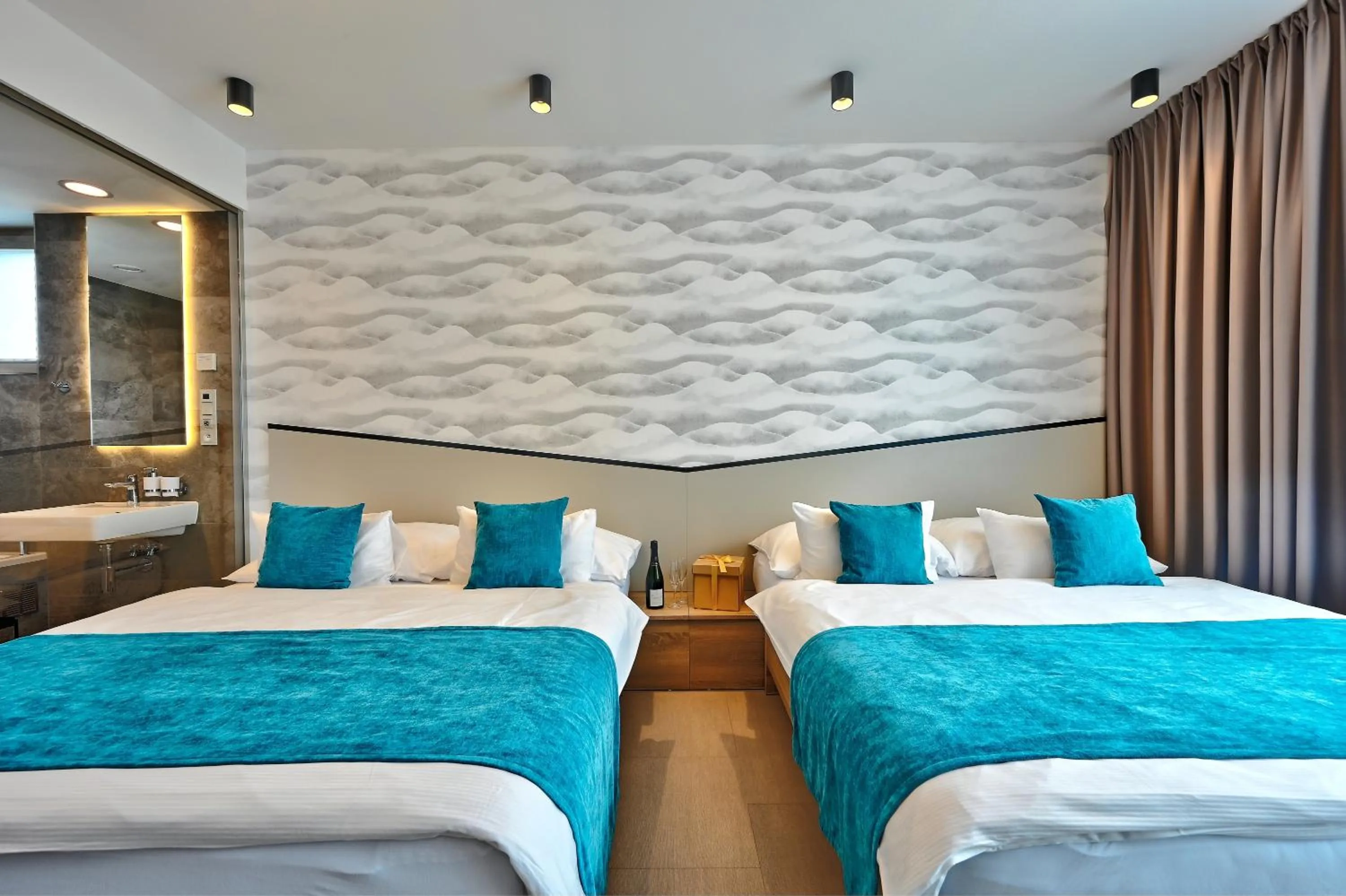 Bed in Wellness Hotel Fénix