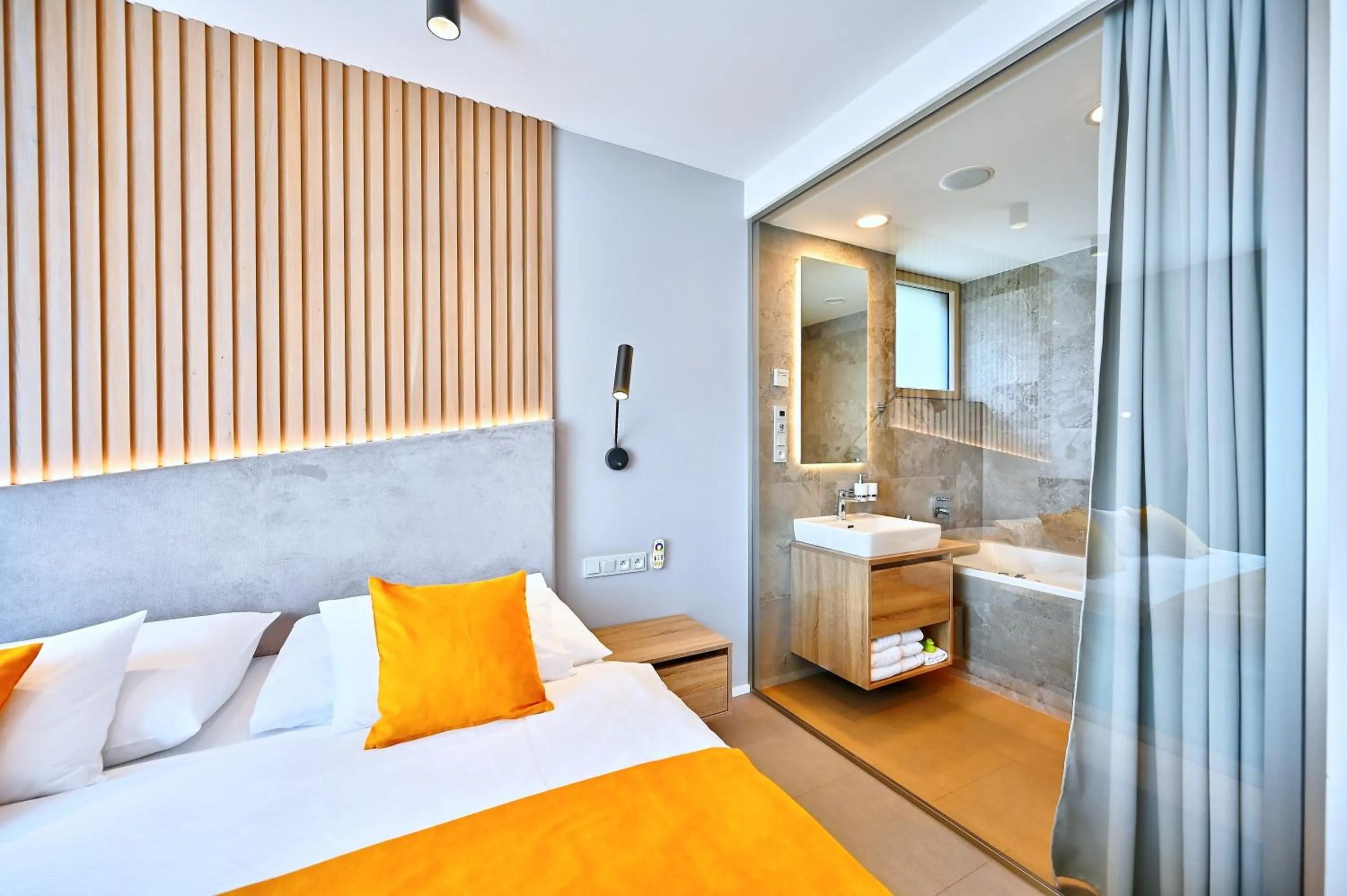 Bed in Wellness Hotel Fénix