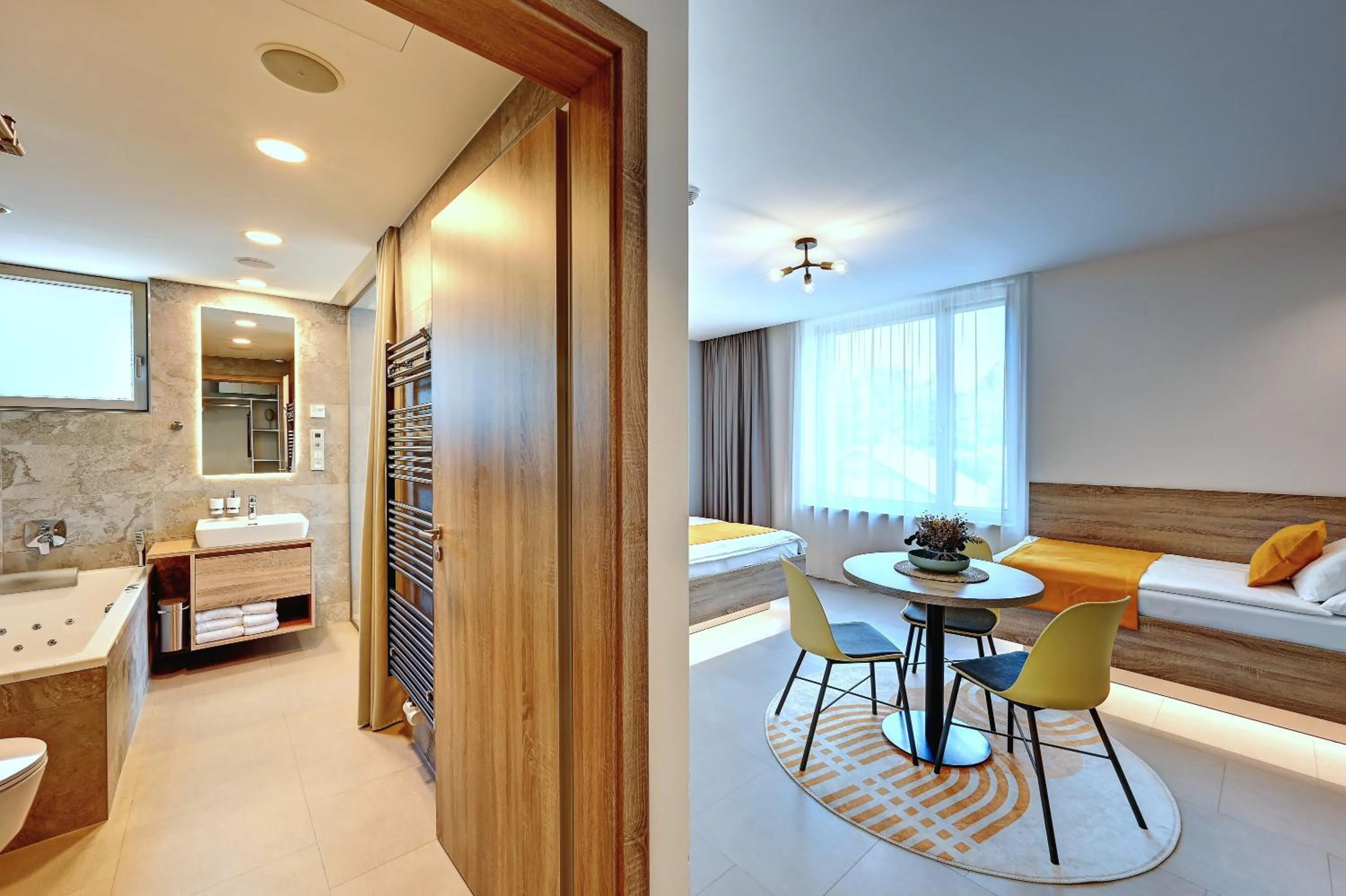 Bed in Wellness Hotel Fénix