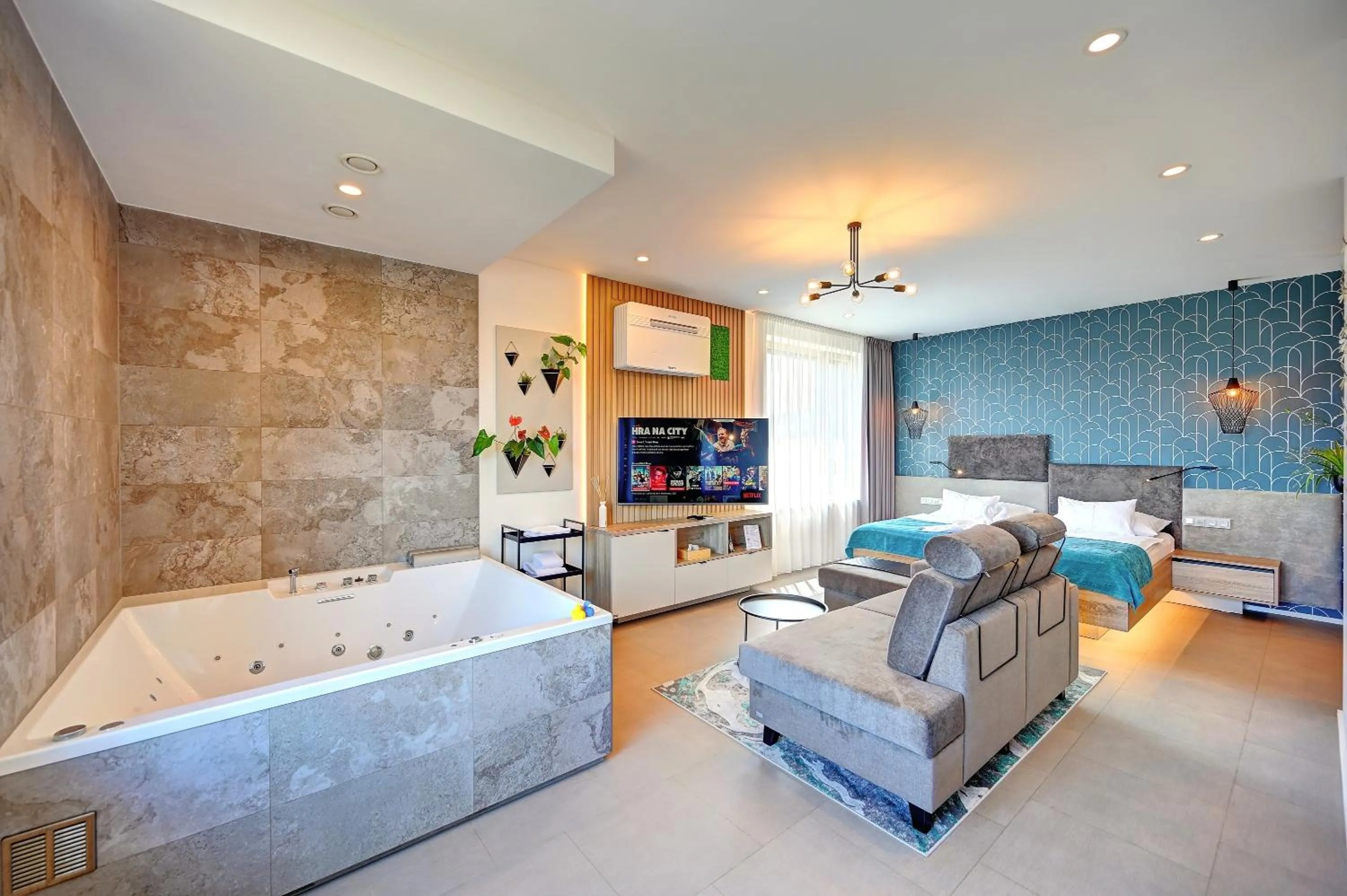 Bed in Wellness Hotel Fénix