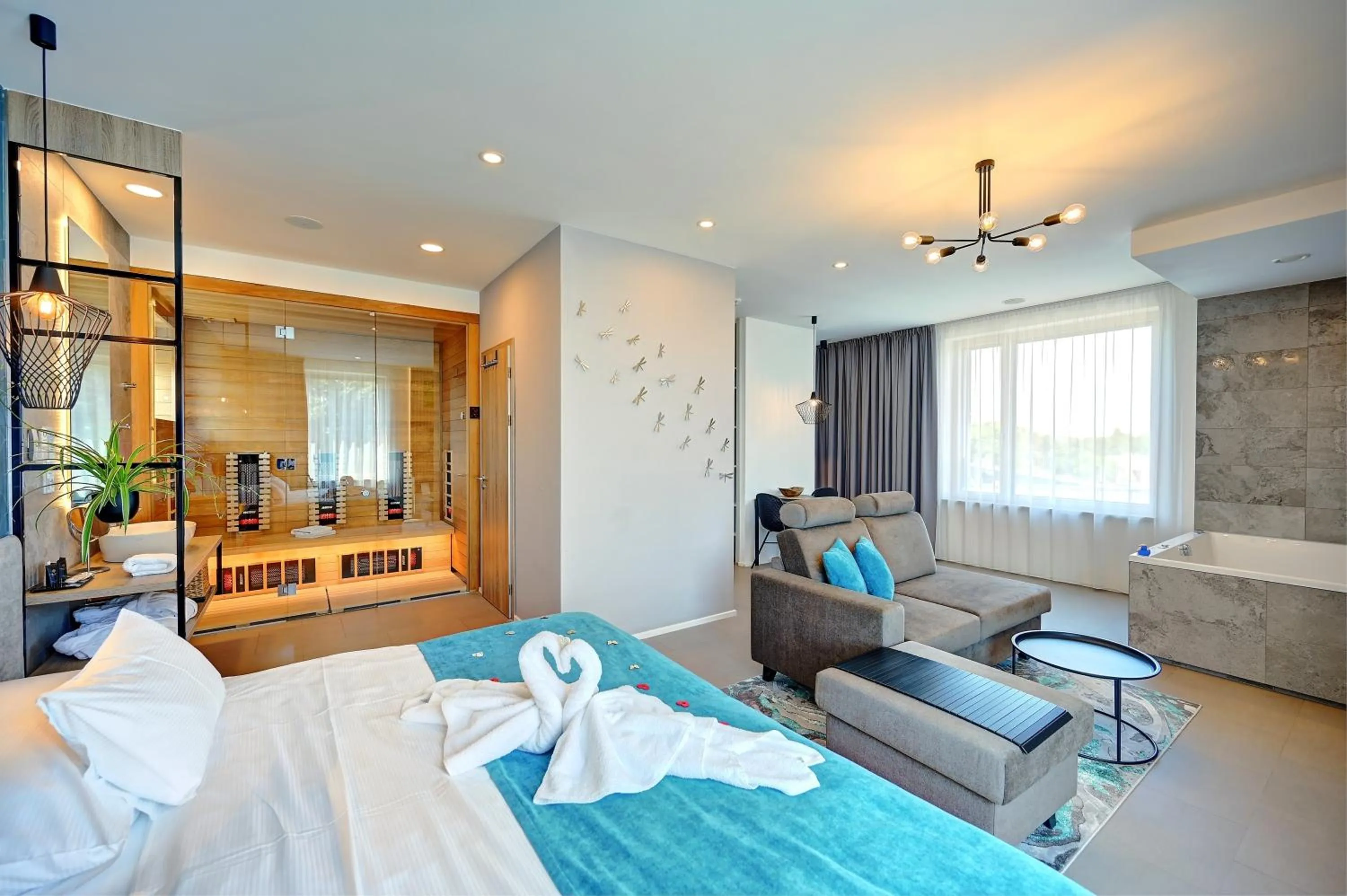 Bed in Wellness Hotel Fénix